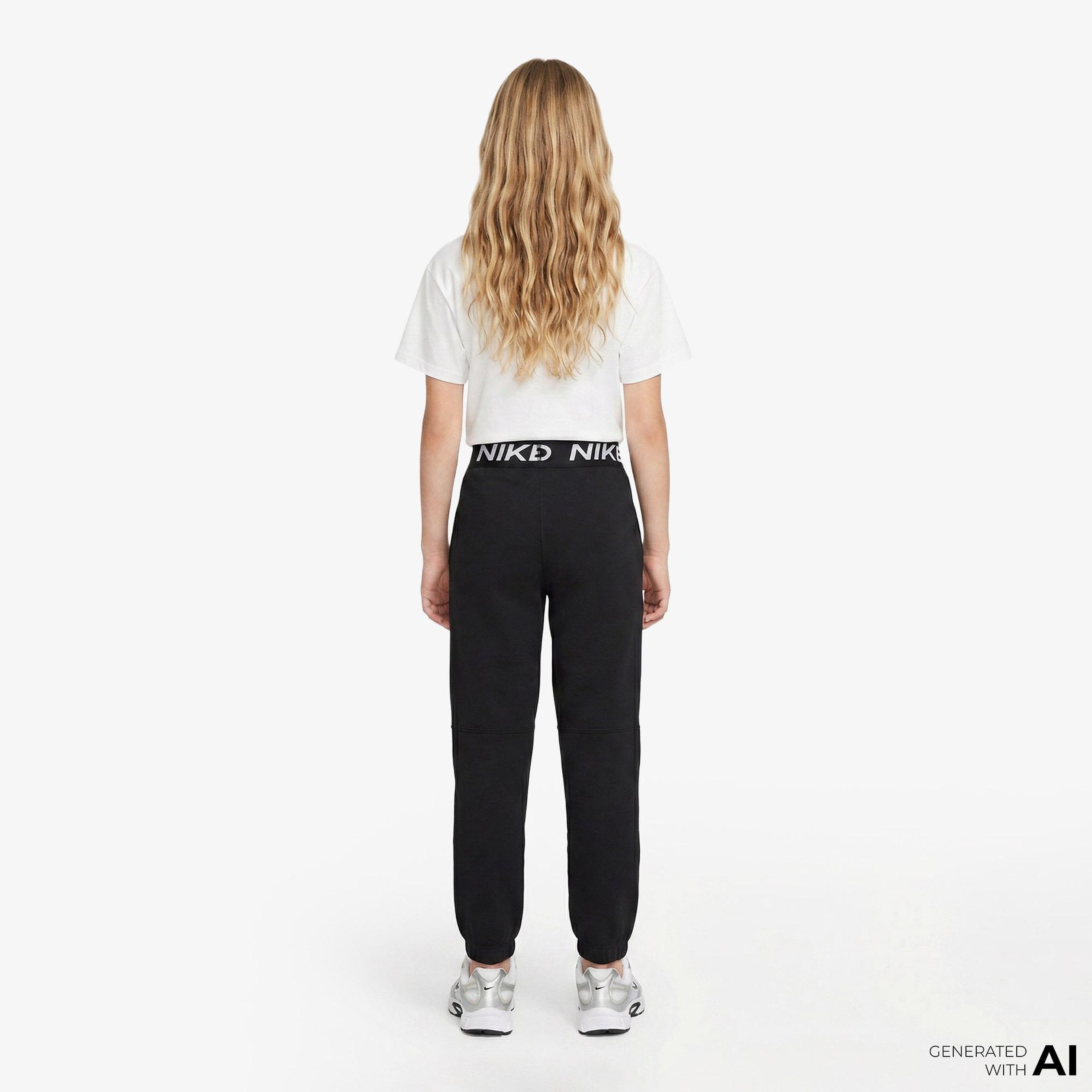 Nike Pro Dri-Fit Fleece Jogger Çocuk Siyah Eşofman Altı