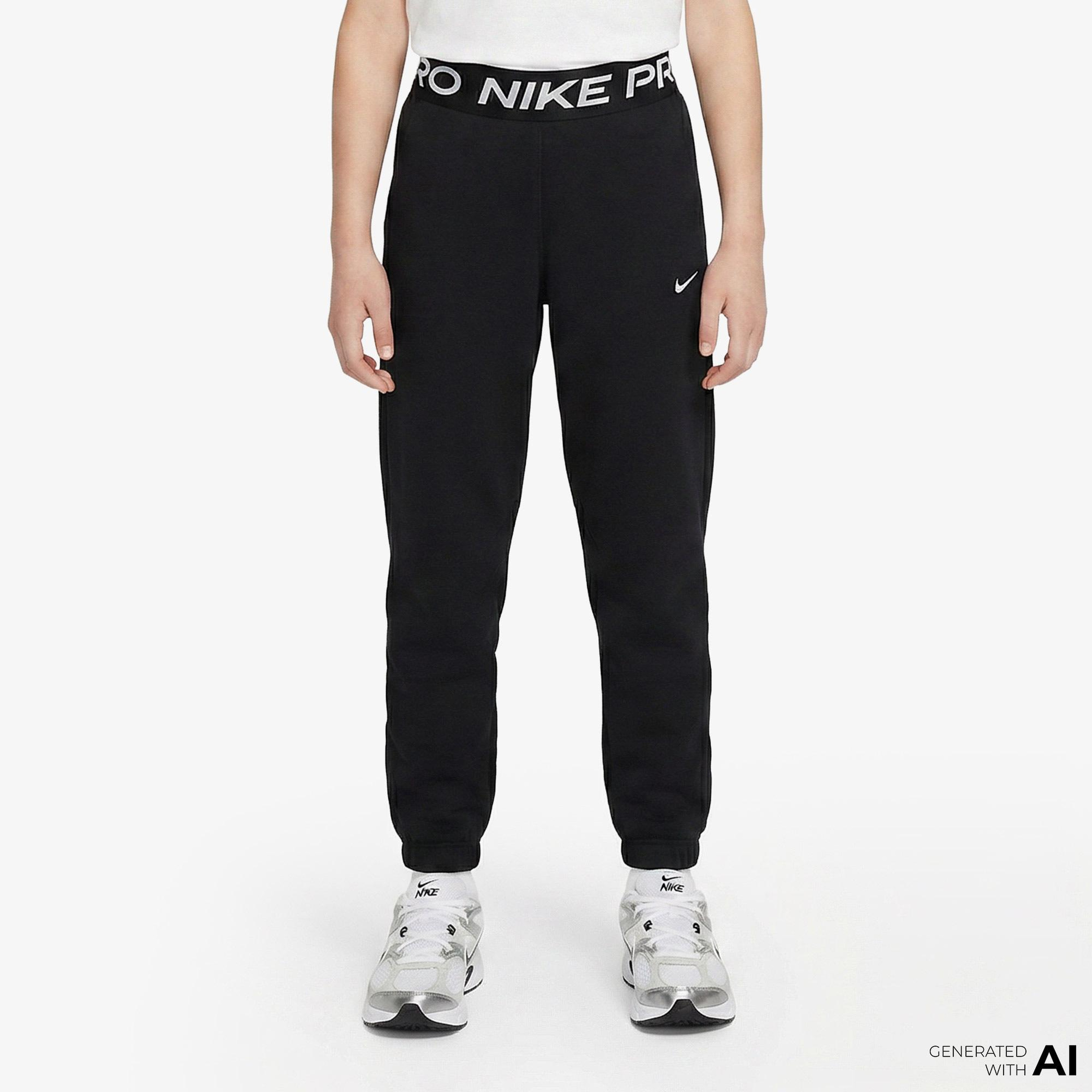 Nike Pro Dri-Fit Fleece Jogger Çocuk Siyah Eşofman Altı