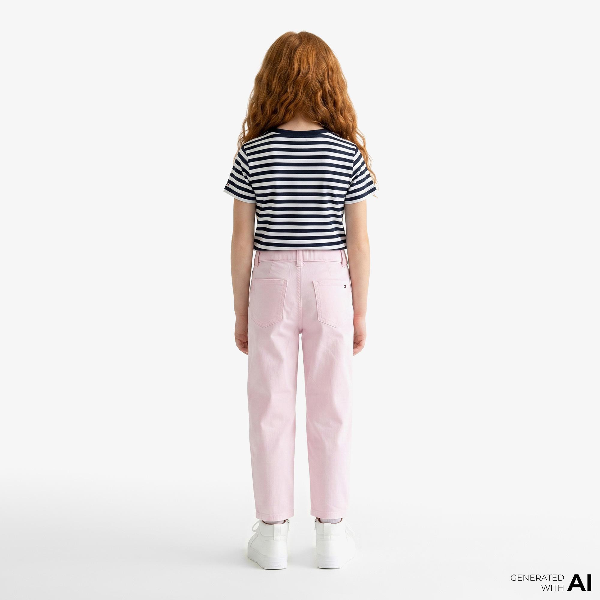 Tommy Hilfiger Essential + Çocuk Pembe Pantolon