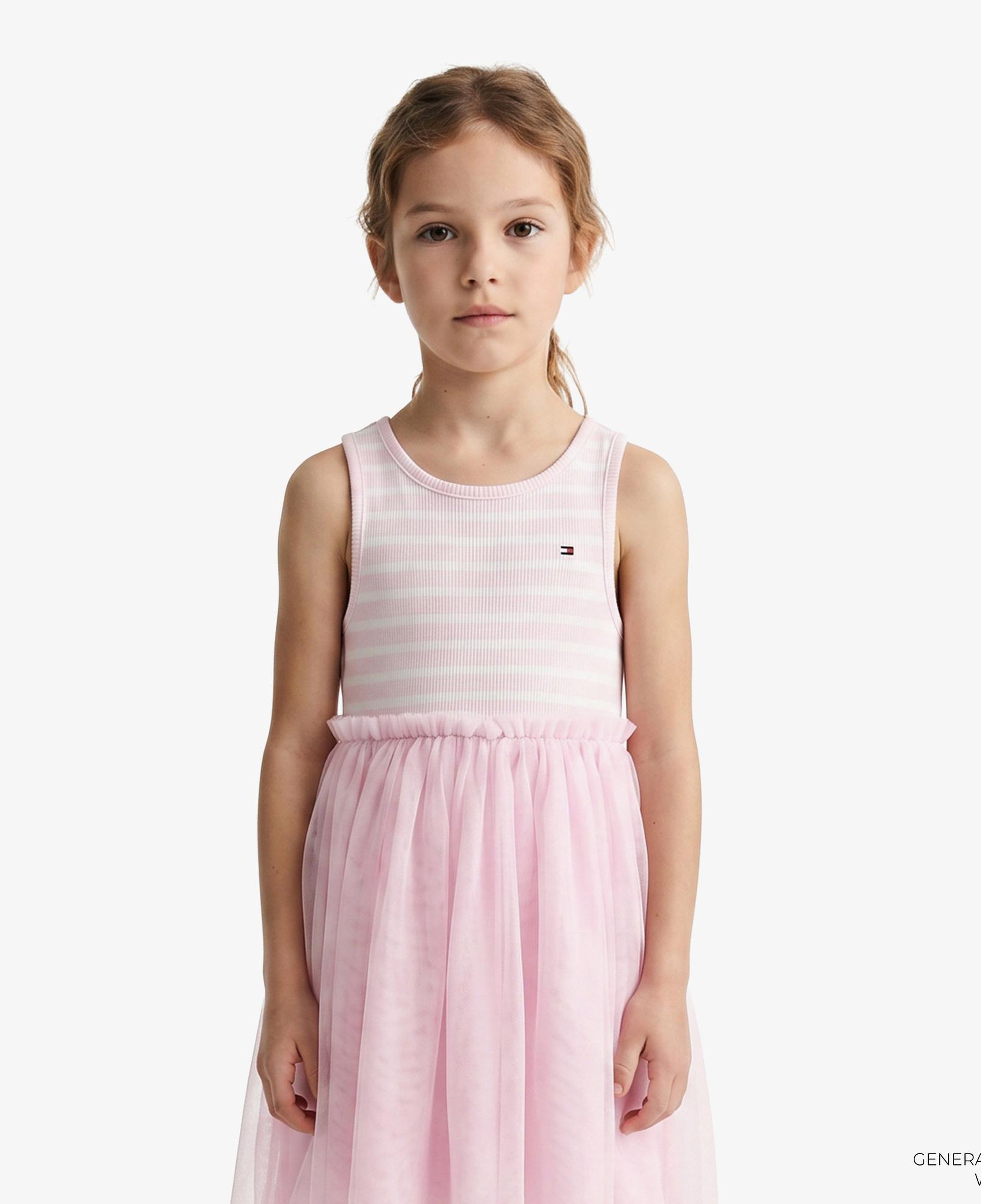 Tommy Hilfiger Little Çocuk Pembe Elbise
