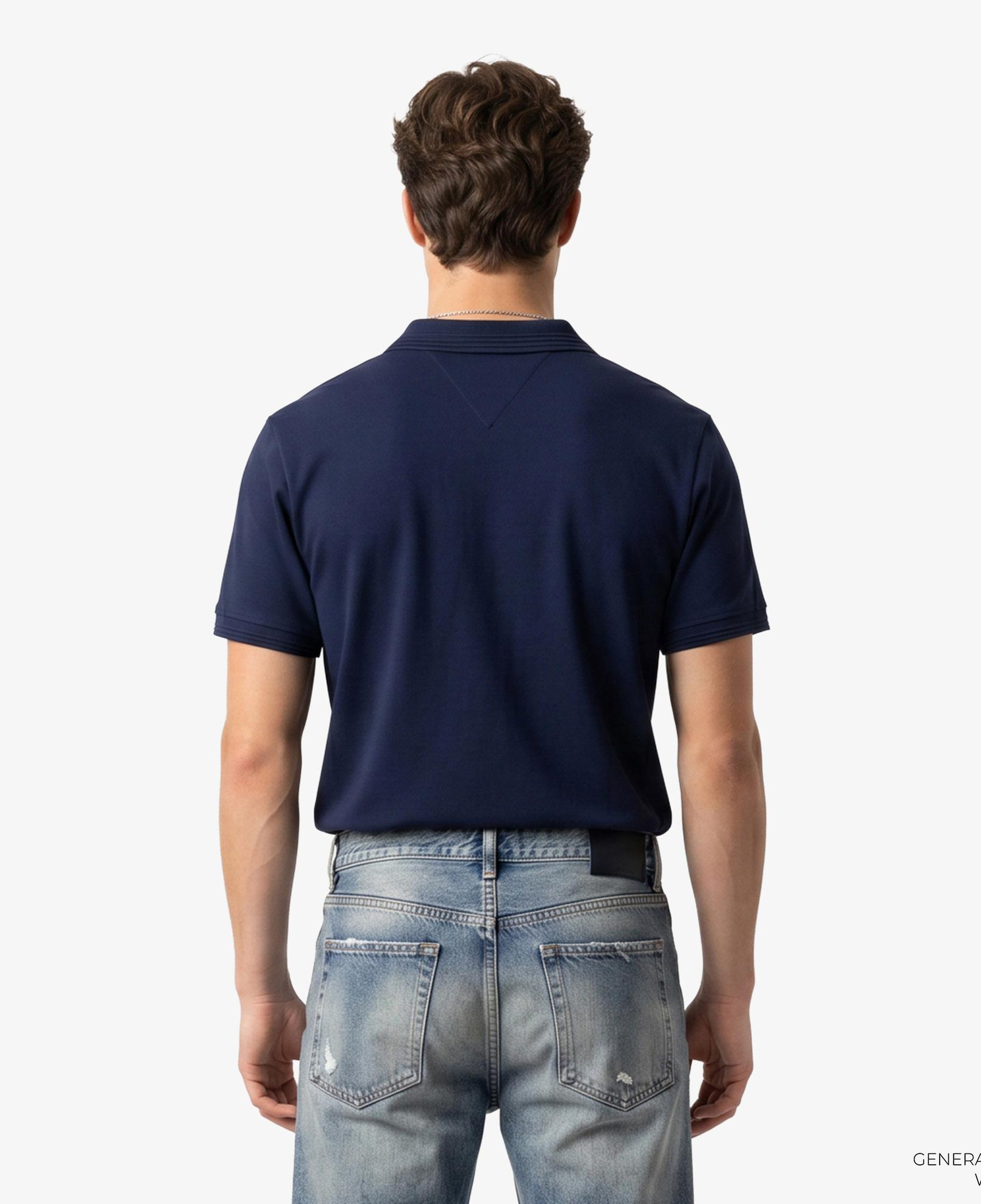 Tommy Hilfiger Erkek Lacivert Polo Yaka T-Shirt