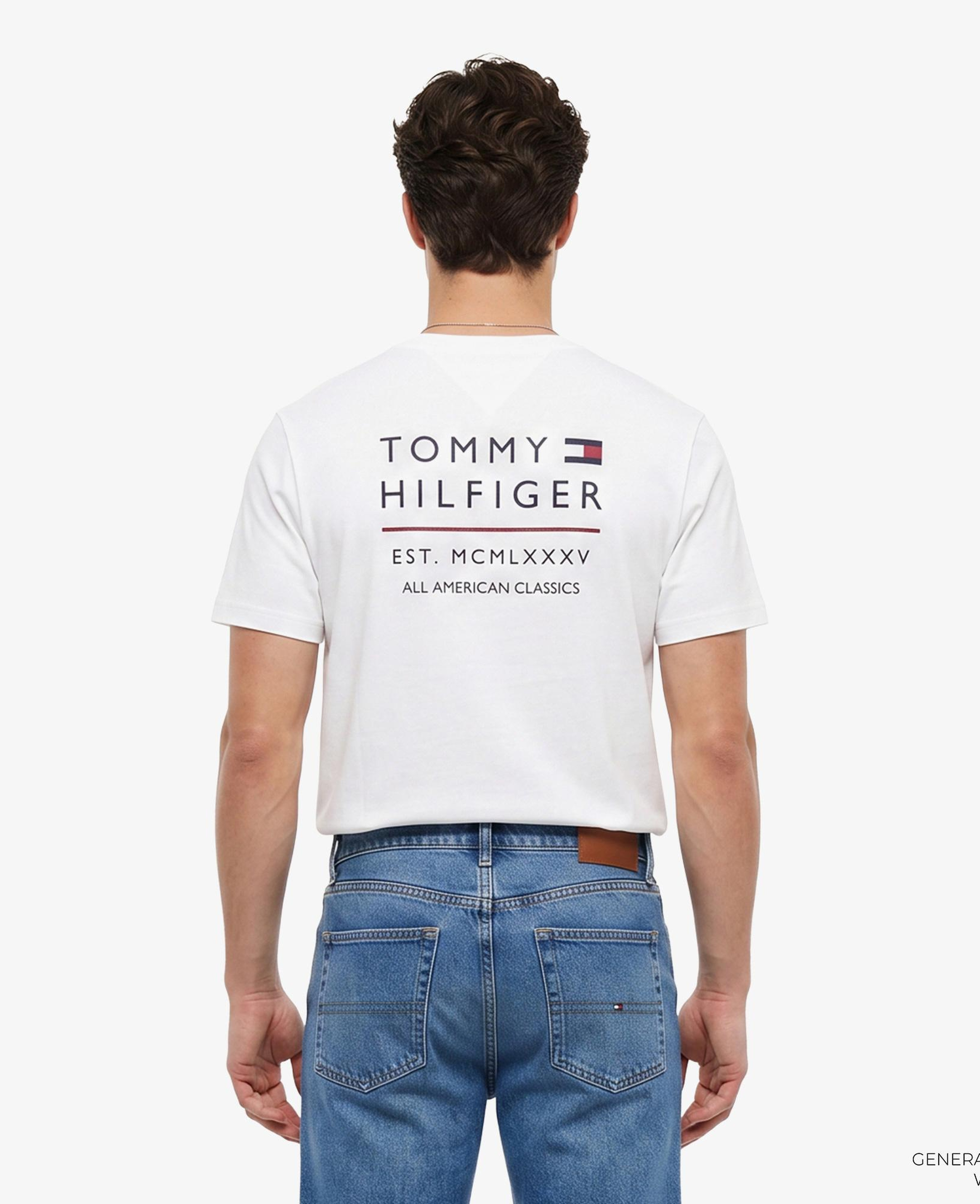 Tommy Hilfiger Brand Love Erkek Beyaz T-Shirt