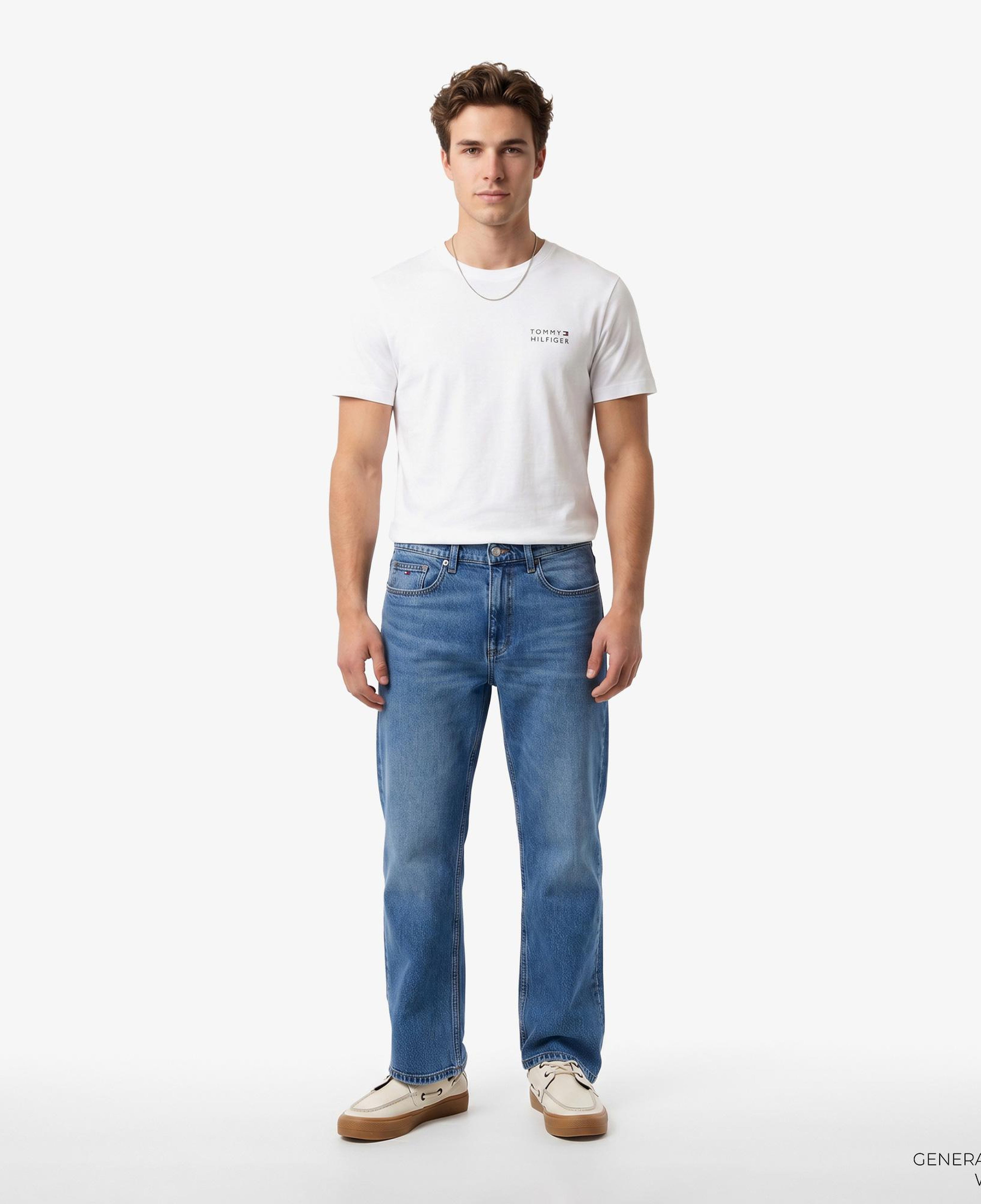 Tommy Hilfiger Brand Love Erkek Beyaz T-Shirt