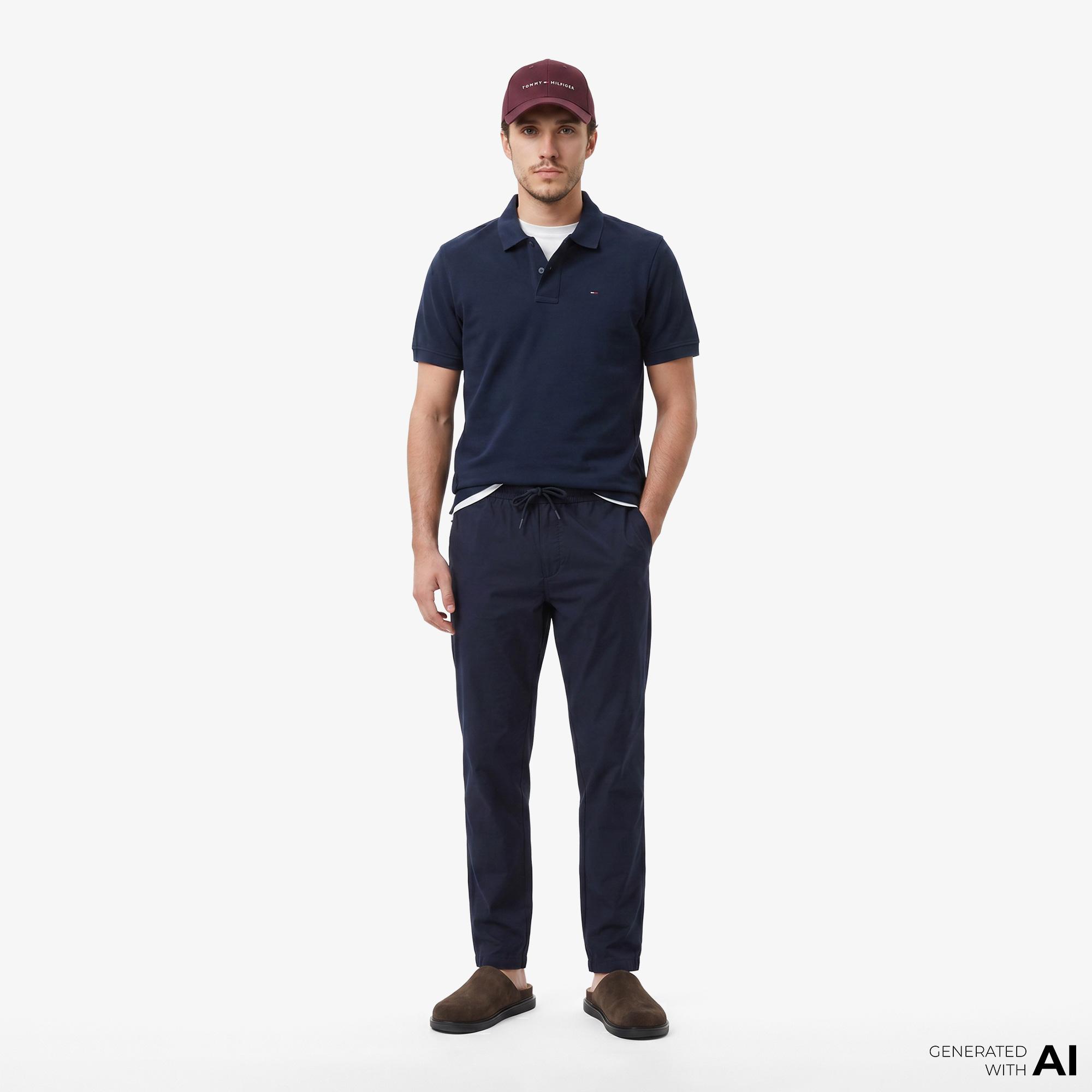 Tommy Hilfiger Seasonal Quality Erkek Lacivert Pantolon