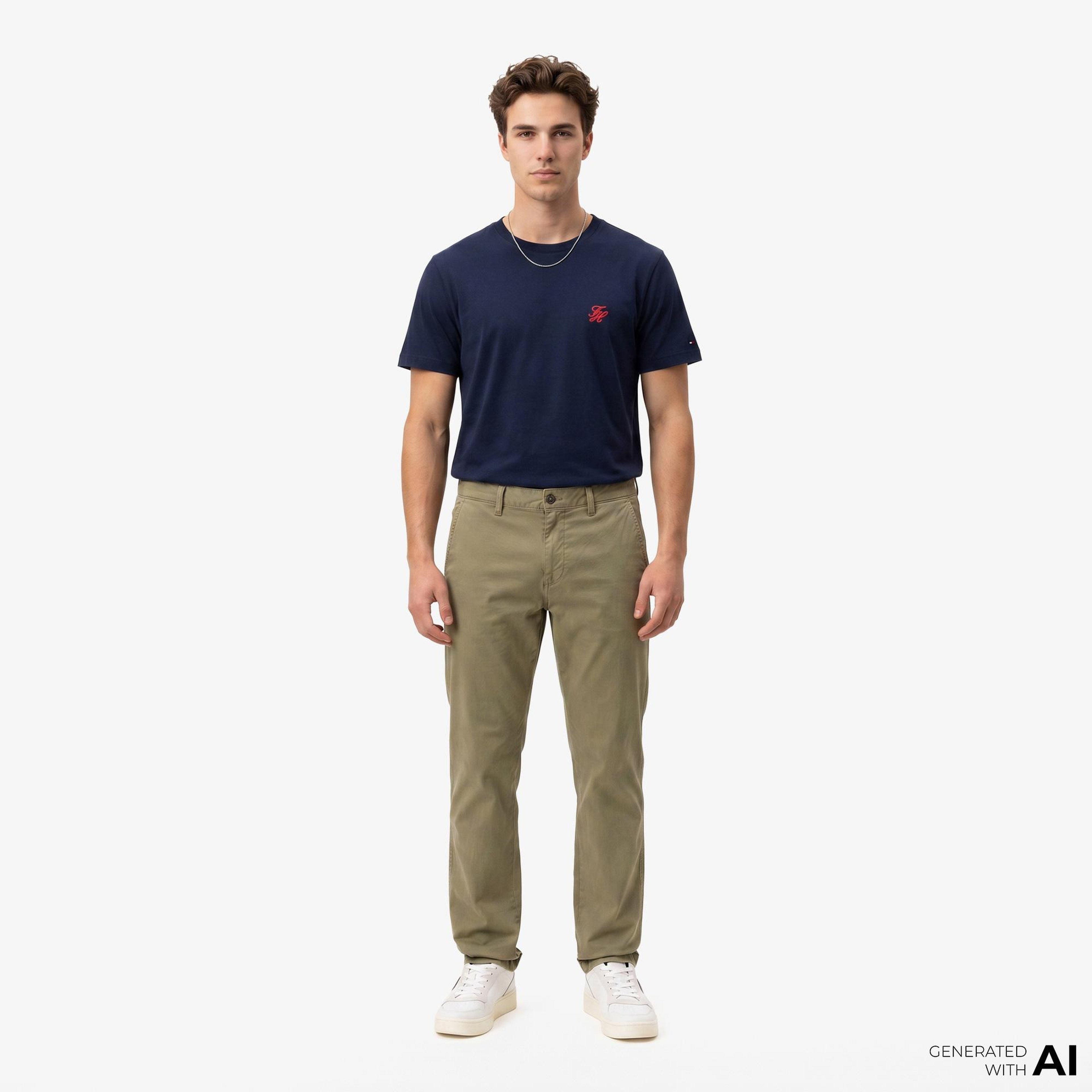 Tommy Hilfiger Swimshop Erkek Lacivert T-Shirt