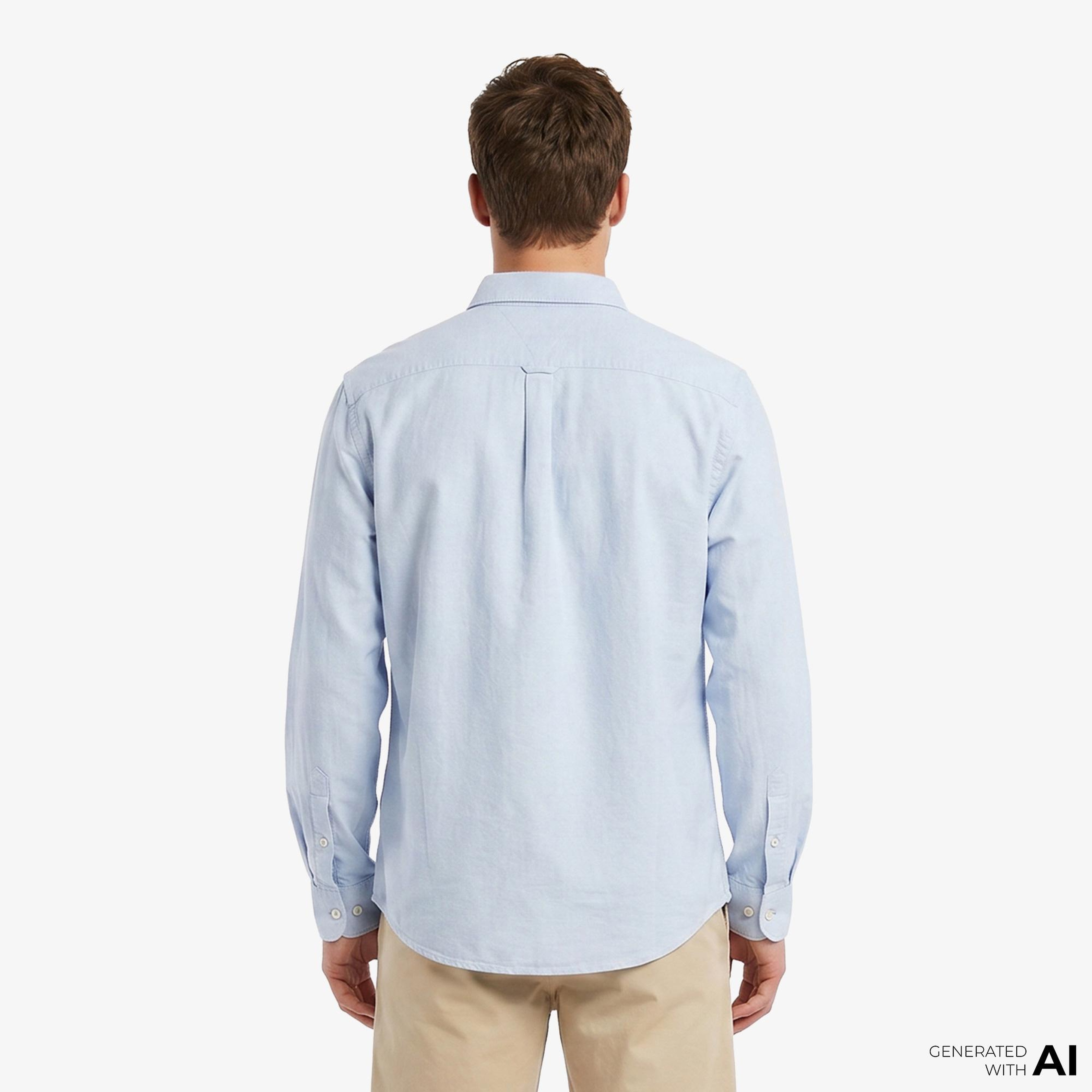 Tommy Hilfiger Linen Erkek Mavi Gömlek
