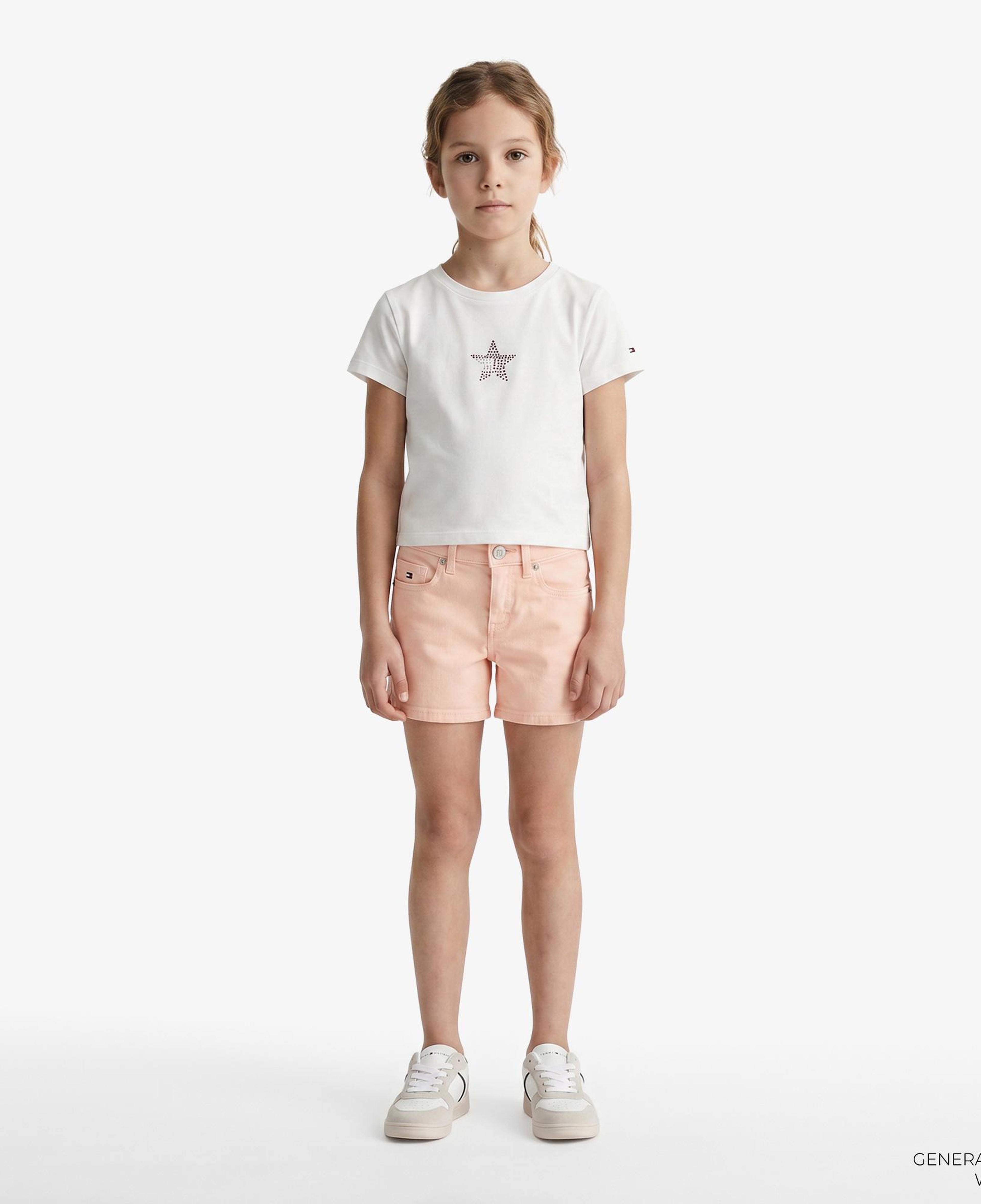 Tommy Hilfiger Star Çocuk Beyaz T-Shirt