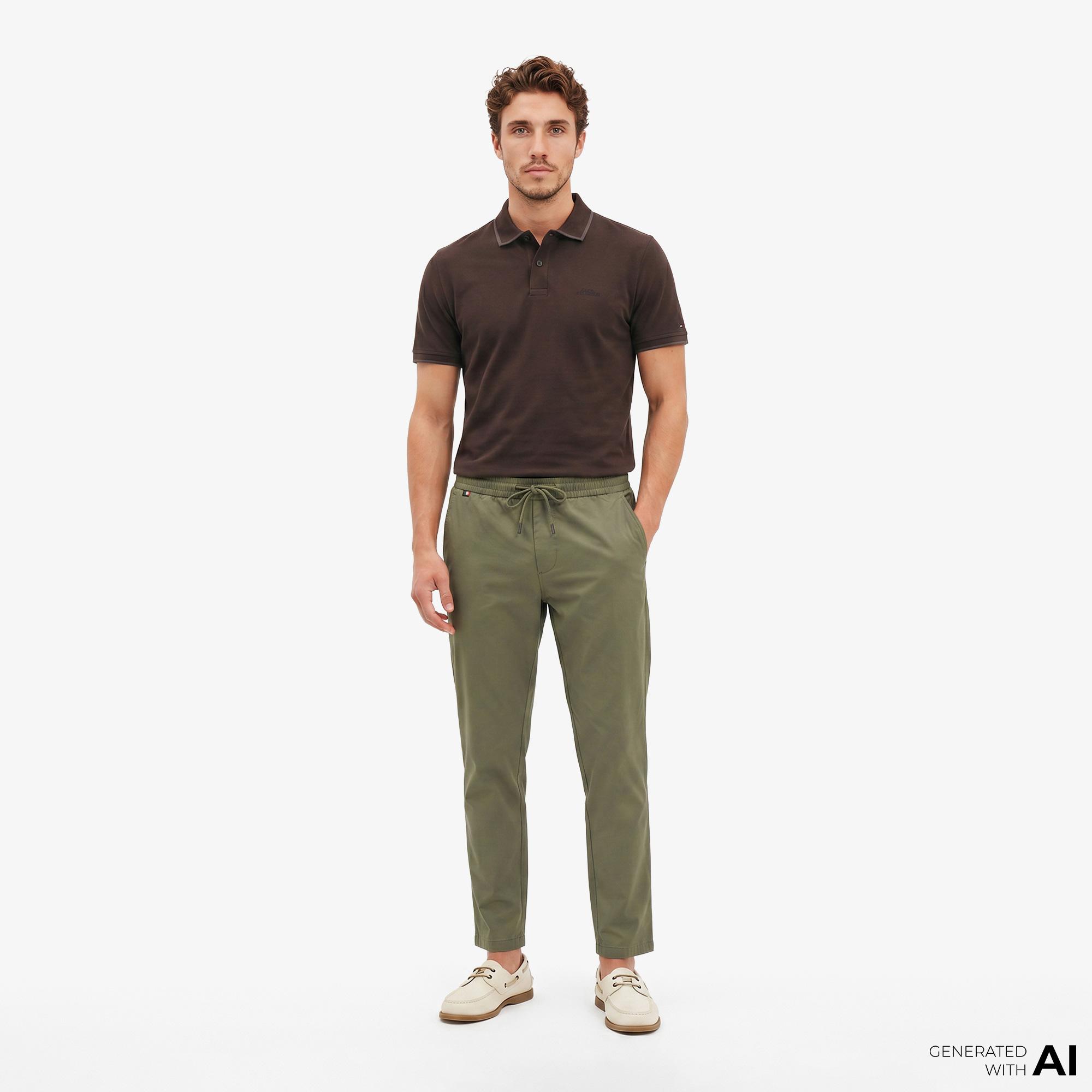Tommy Hilfiger Seasonal Quality Erkek Yeşil Pantolon