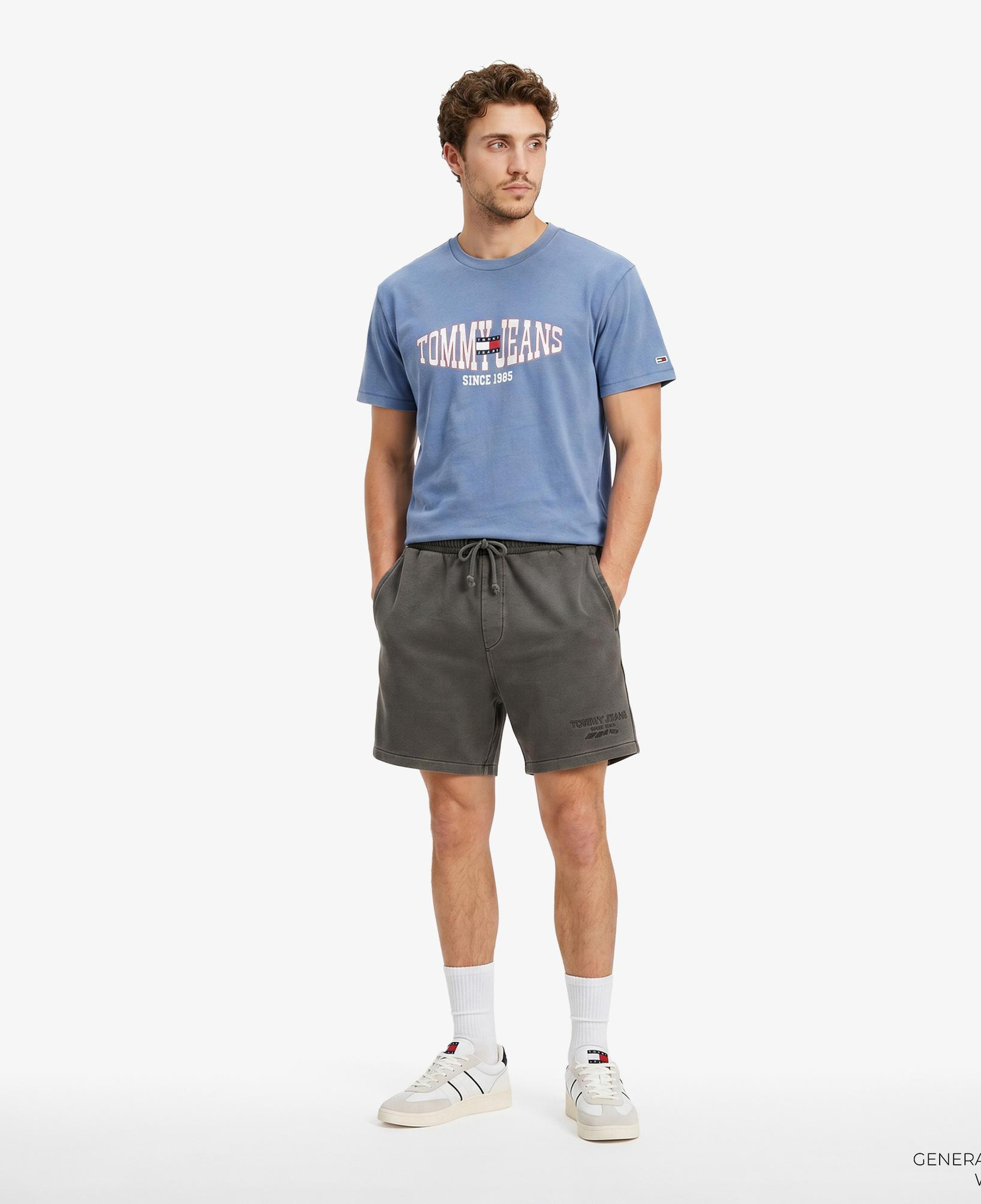 Tommy Hilfiger Dna Graphics Erkek Mavi T-Shirt
