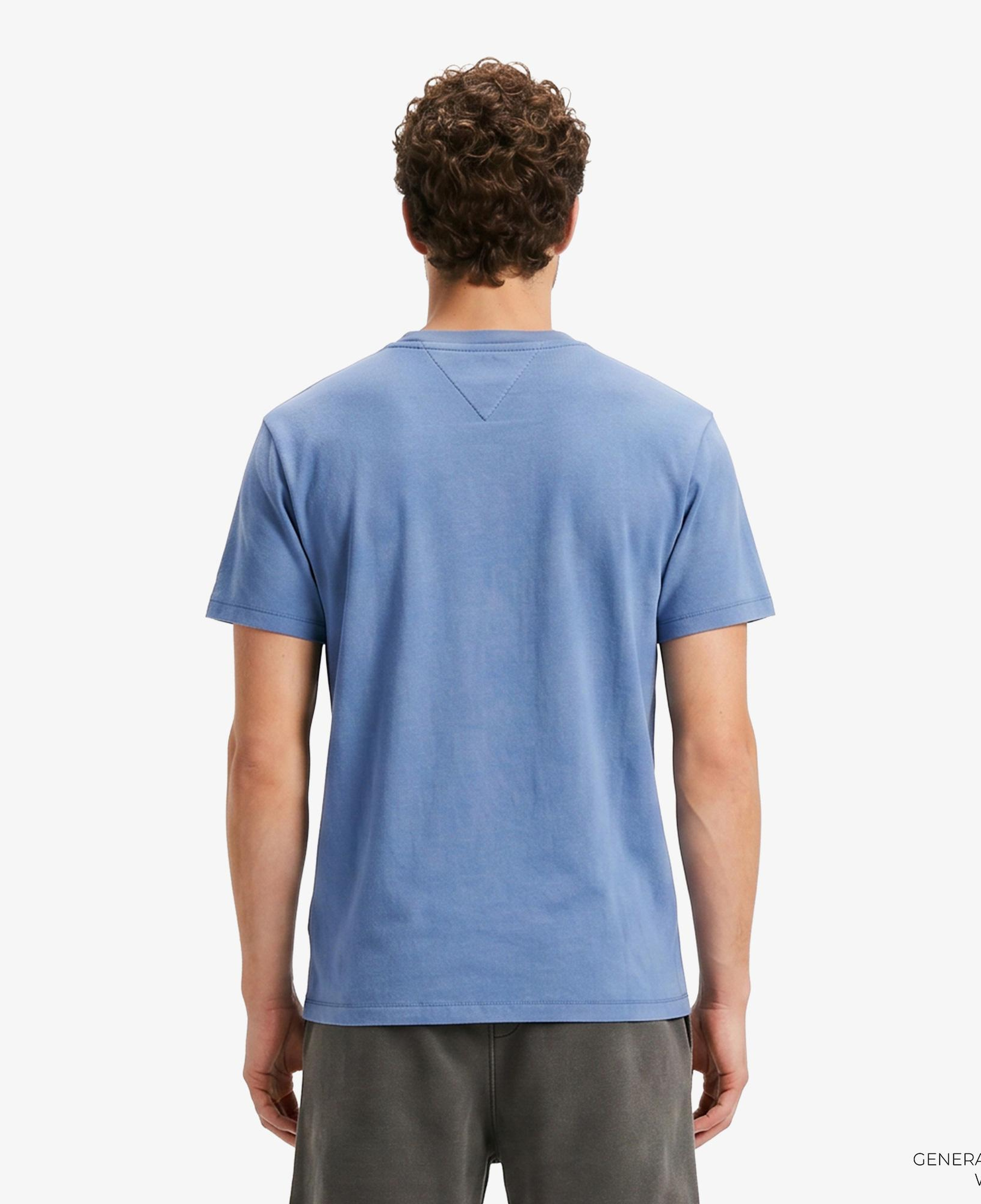 Tommy Hilfiger Dna Graphics Erkek Mavi T-Shirt