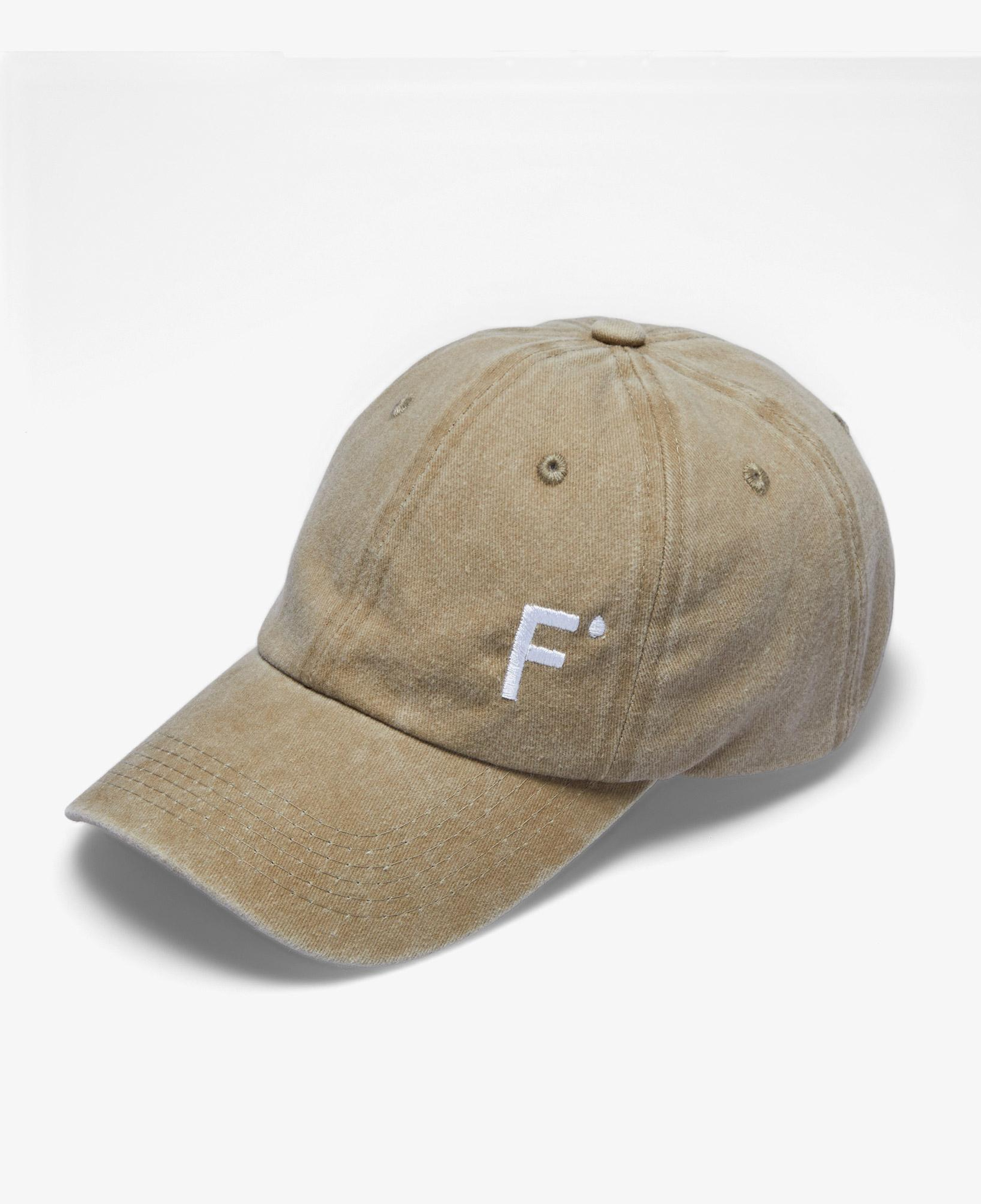 FashFed Yıkamalı Unisex Bej Şapka