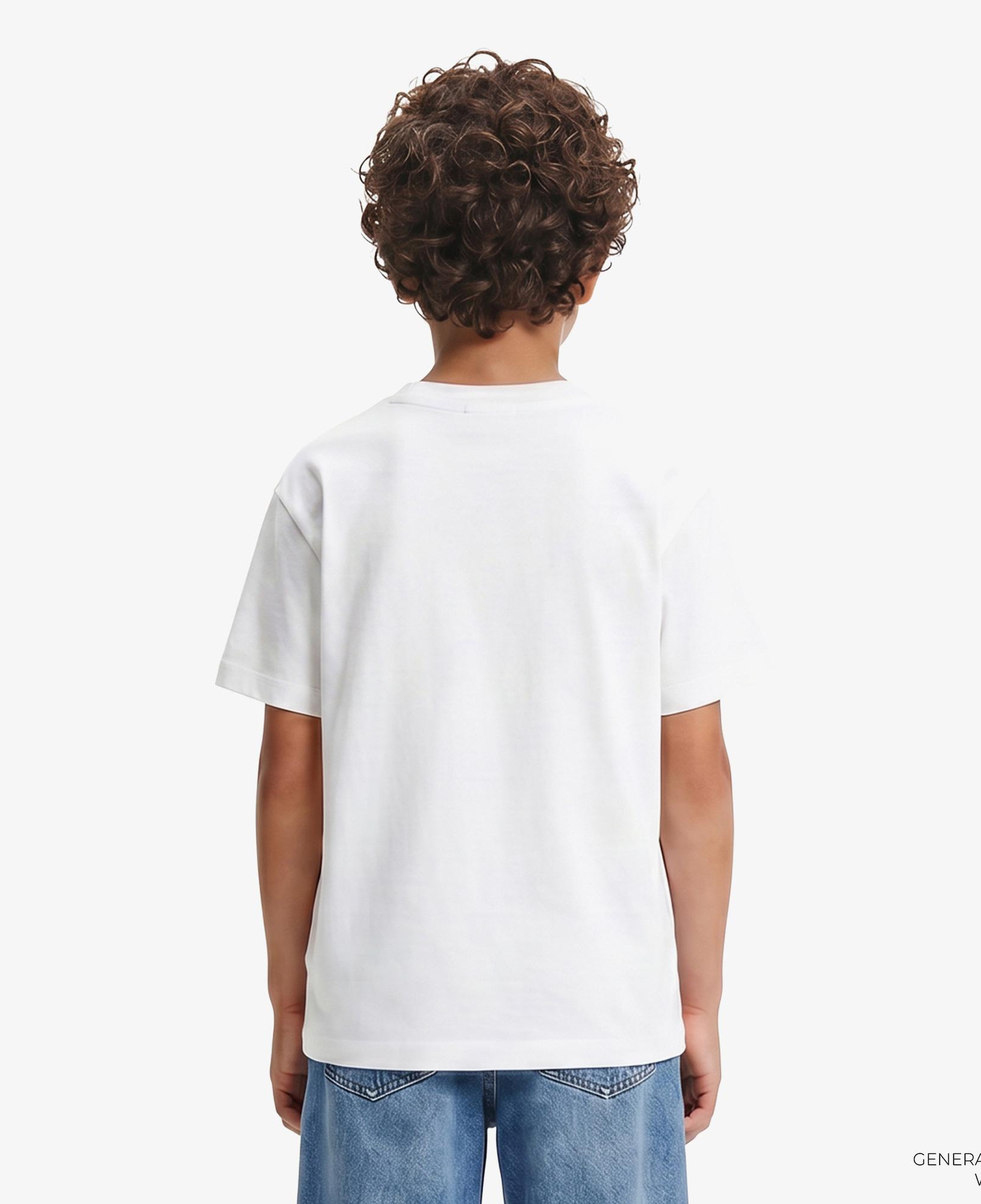 Calvin Klein Varsity Logo Çocuk Beyaz T-Shirt