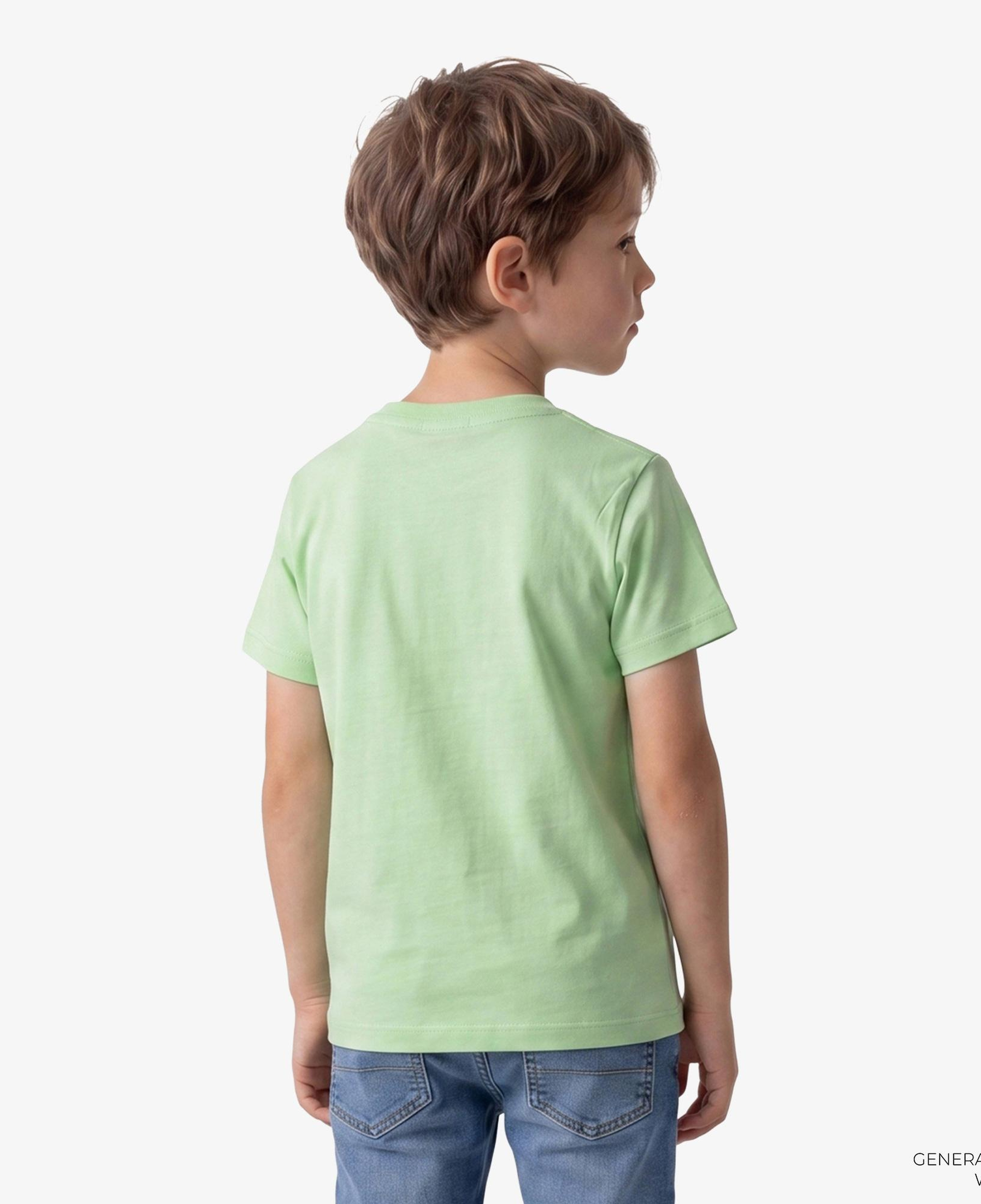 Calvin Klein Chest Logo Çocuk Yeşil T-Shirt