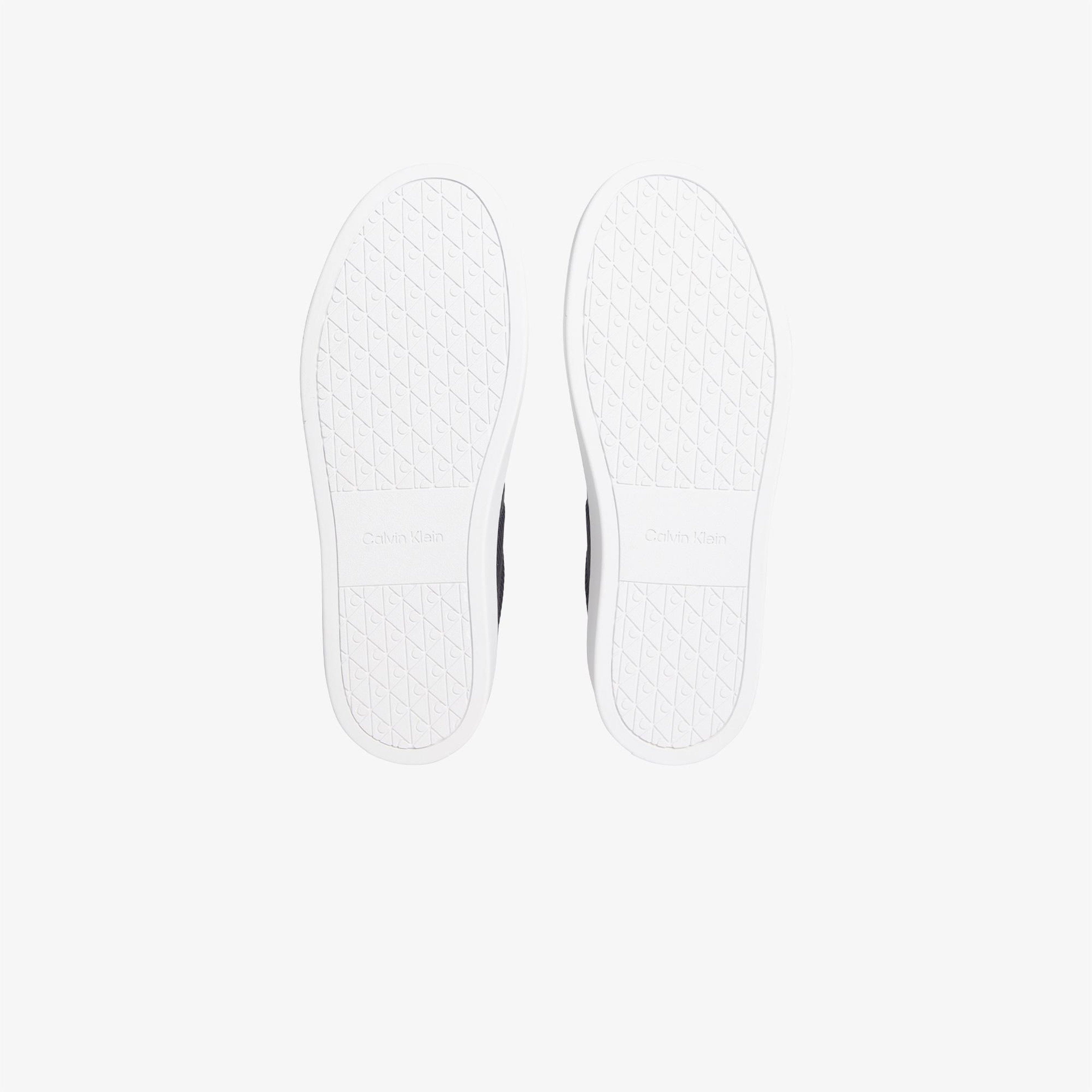 Calvin Klein Classic Cups Laceup Knit Erkek Siyah Sneaker