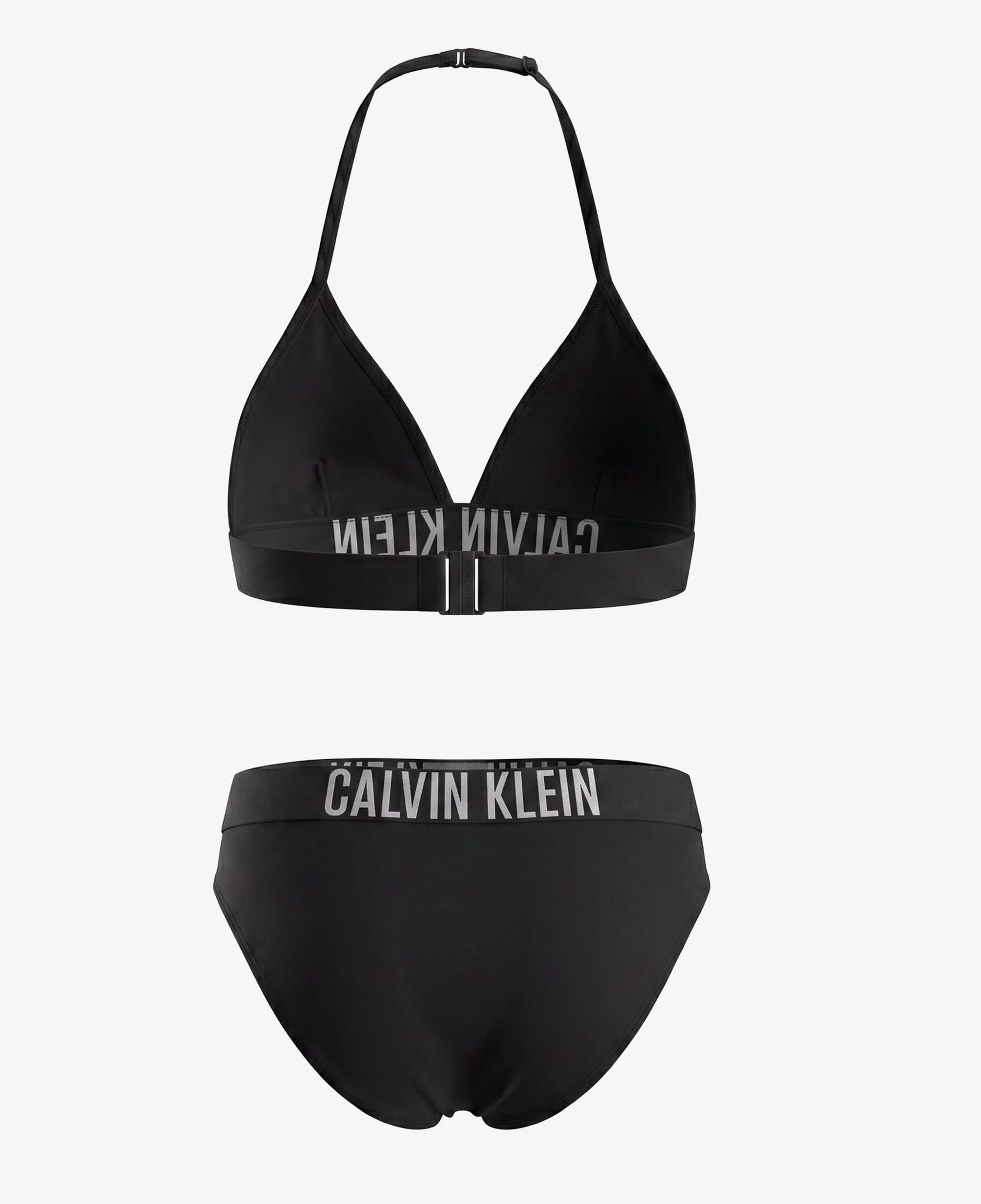 Calvin Klein Triangle Çocuk Siyah Bikini Üstü