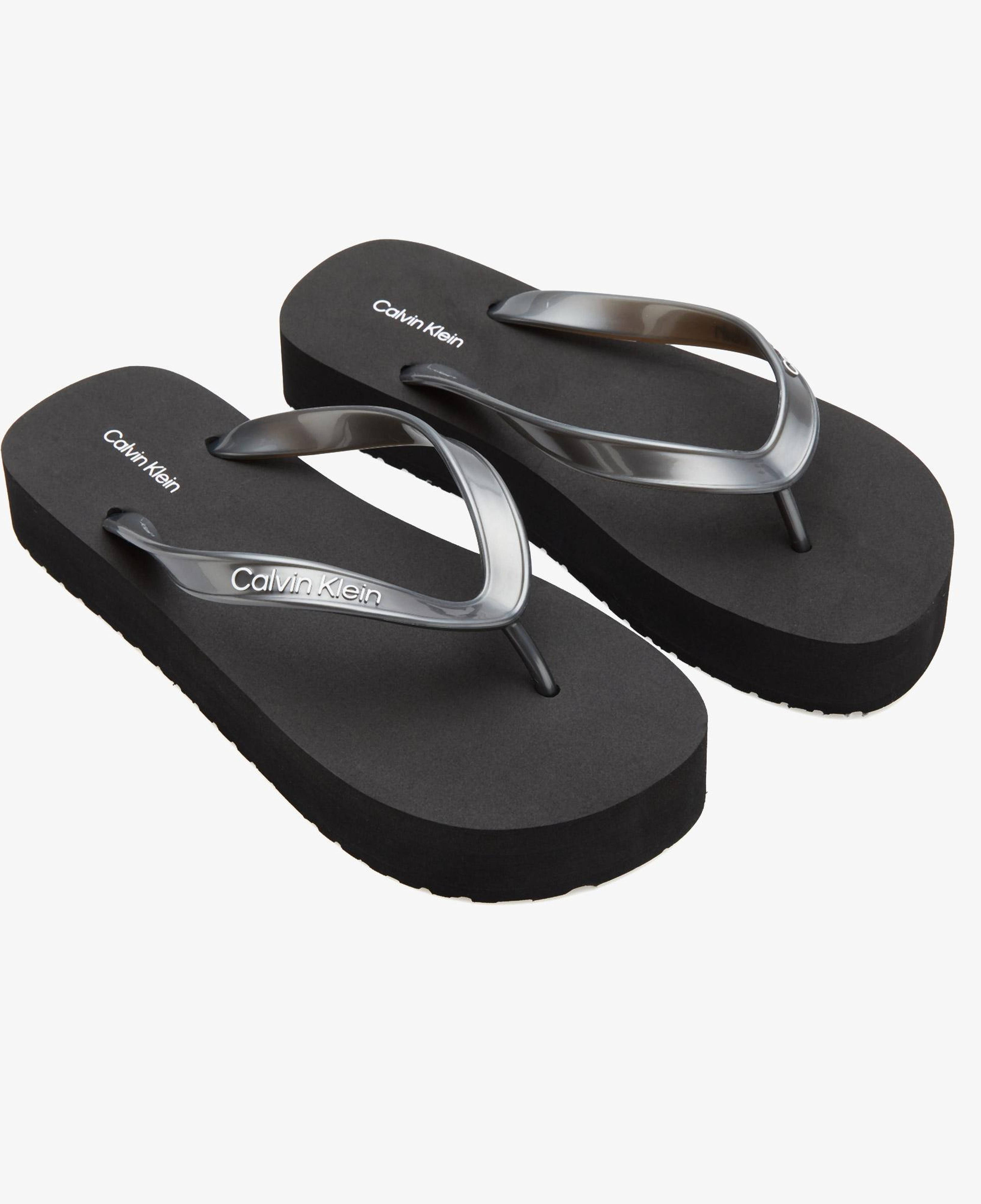 Calvin Klein Flatform Flip Flop Kadın Siyah Terlik