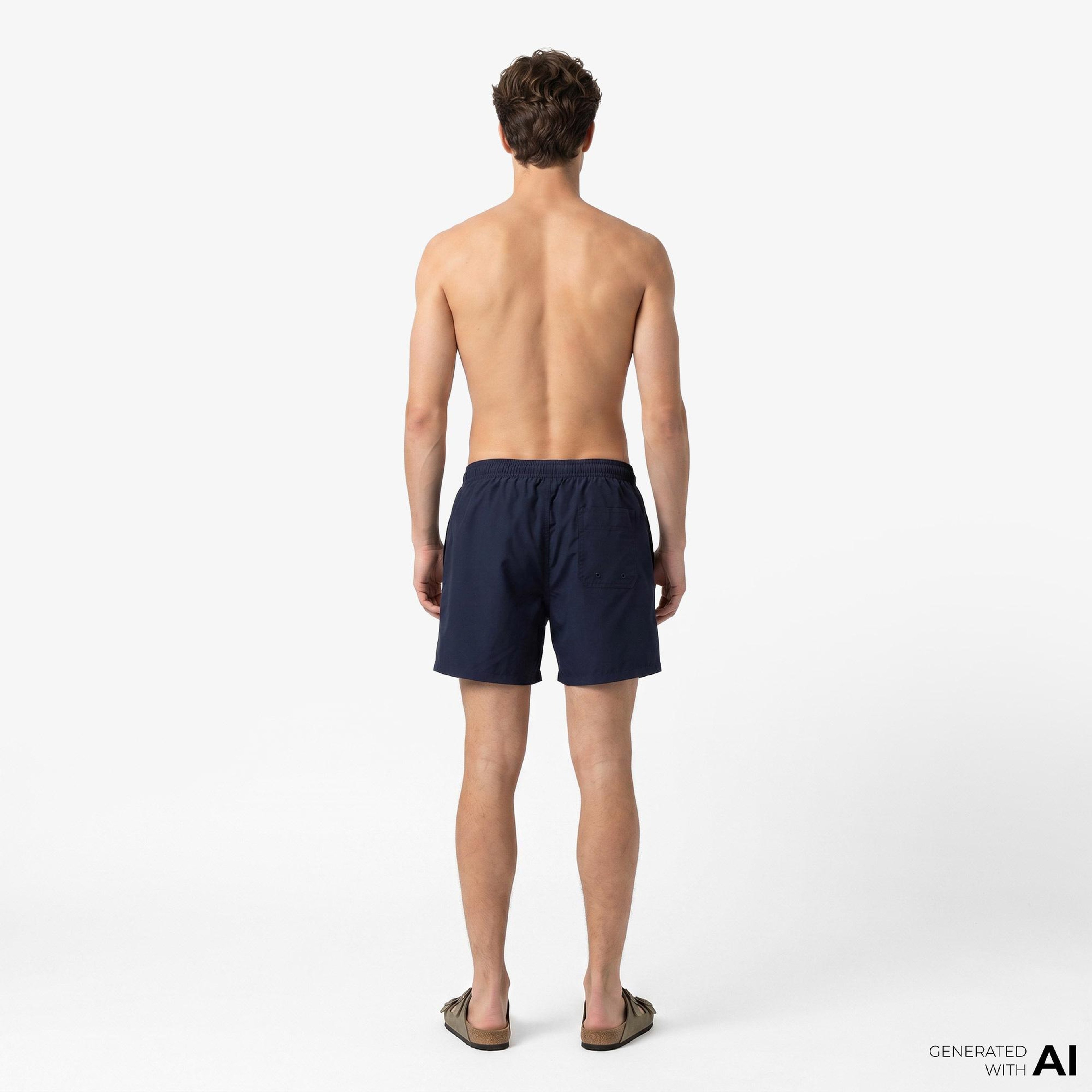 Calvin Klein Medium Drawstring Core Erkek Mavi Deniz Şortu