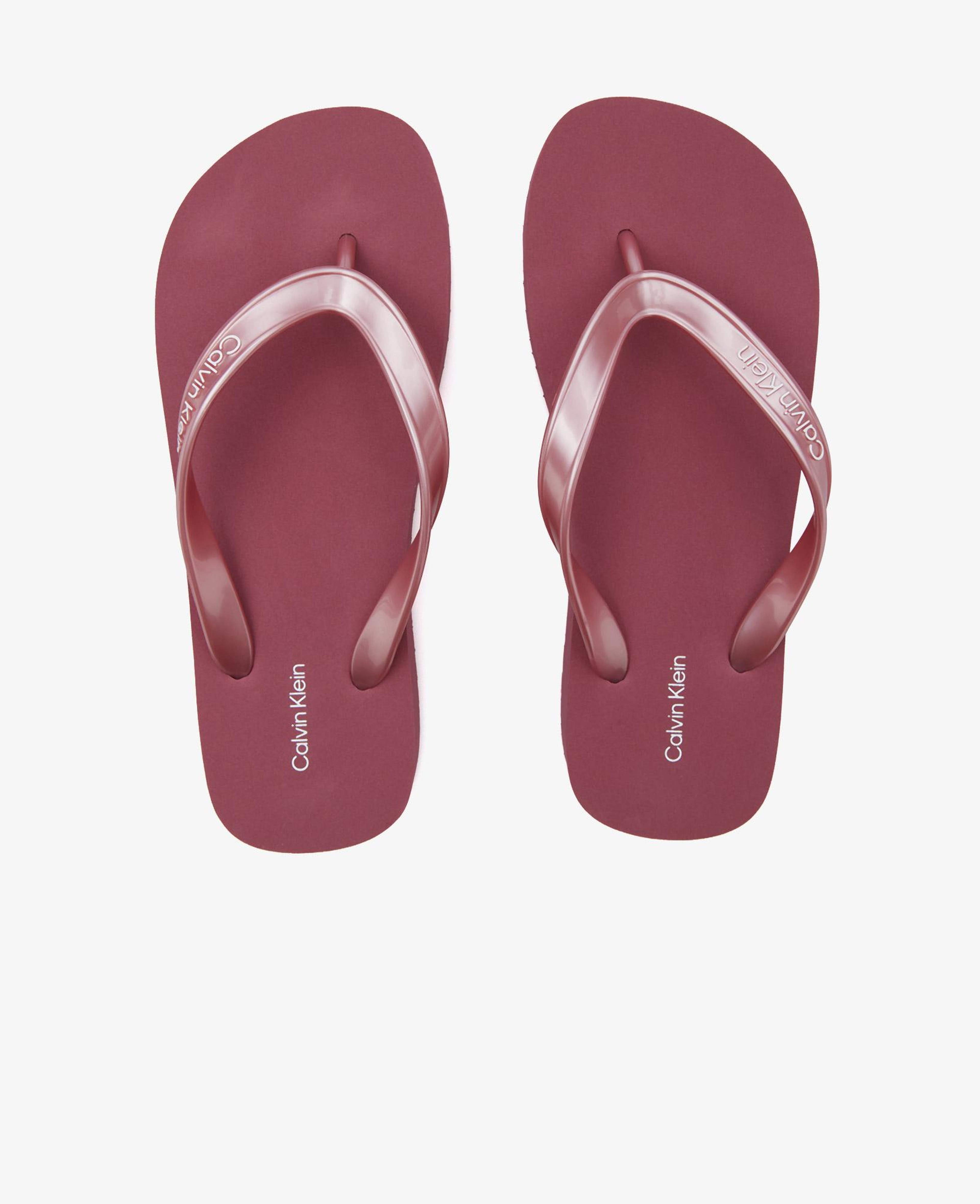 Calvin Klein Flatform Flip Flop Kadın Mor Terlik