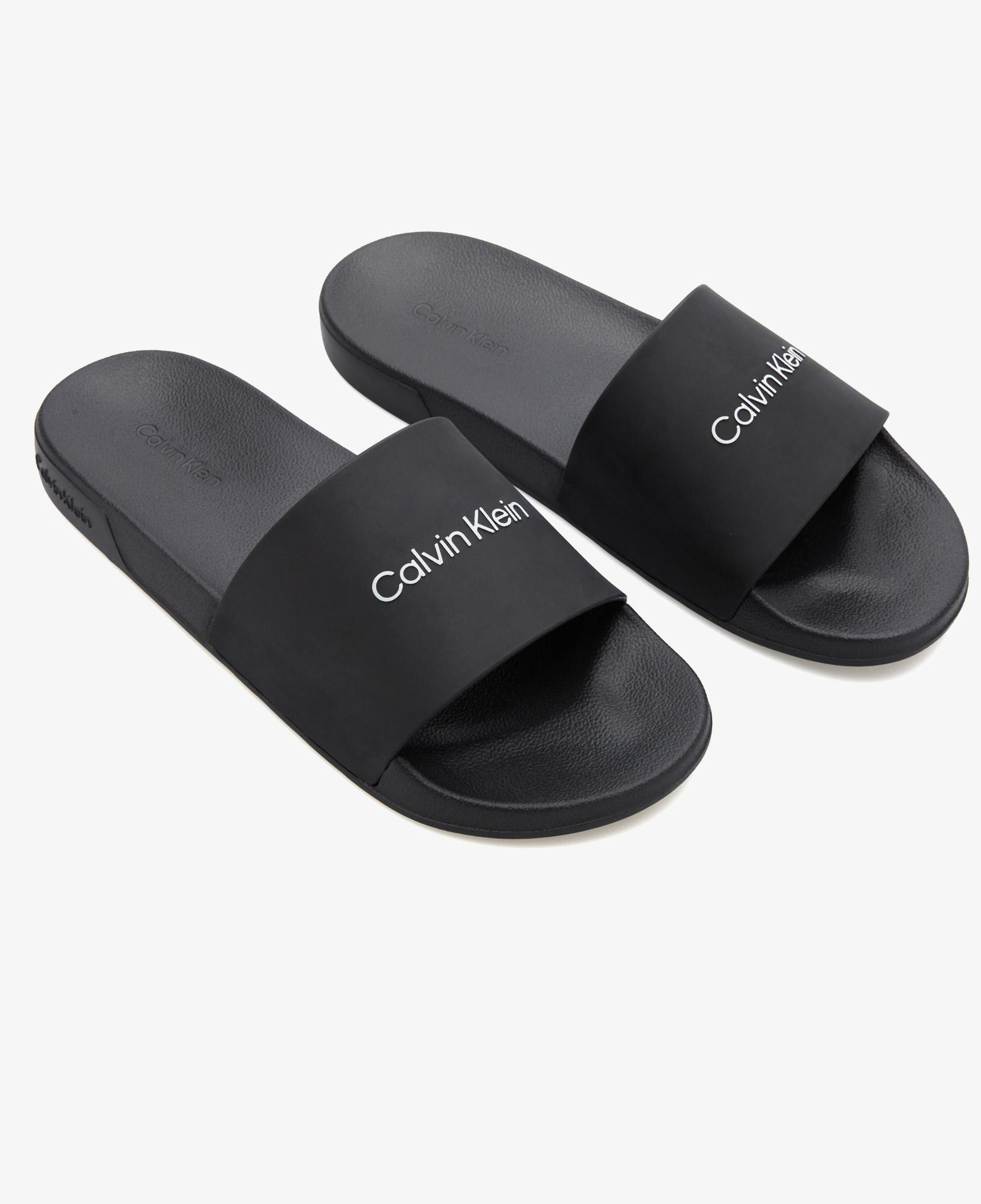 Calvin Klein Slide Monobrand Erkek Siyah Terlik