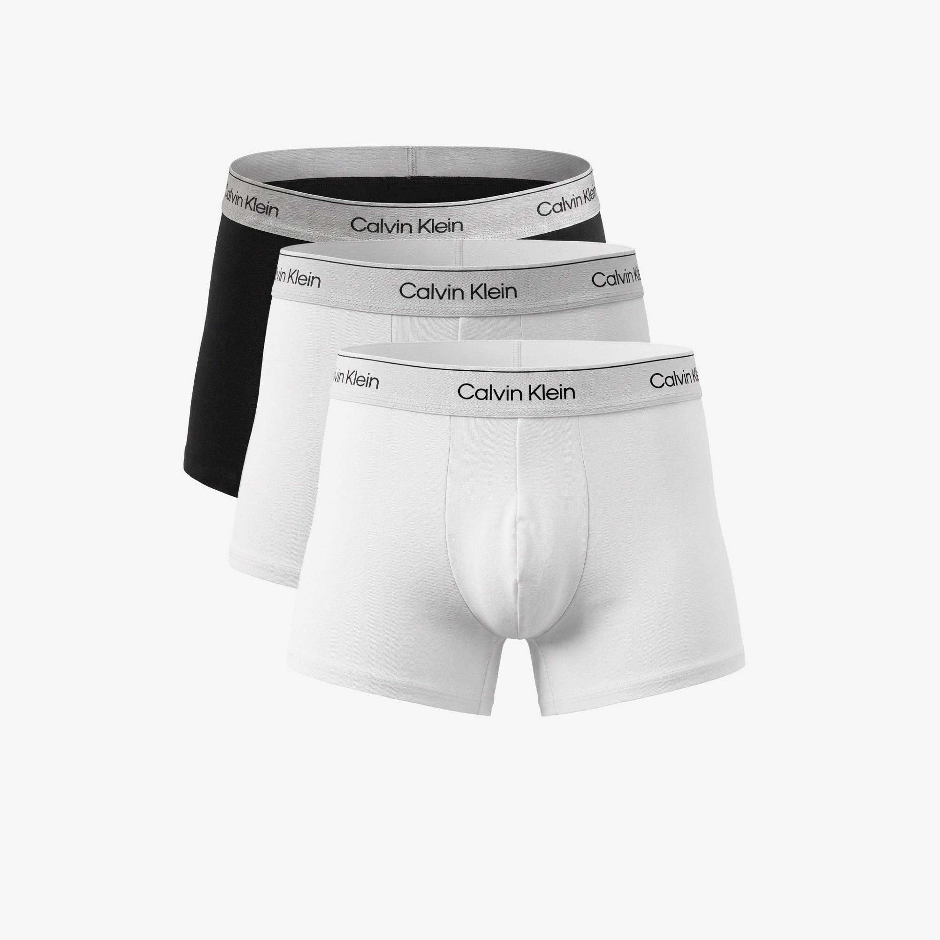 Calvin Klein Trunk 3'lü Erkek Gri Boxer