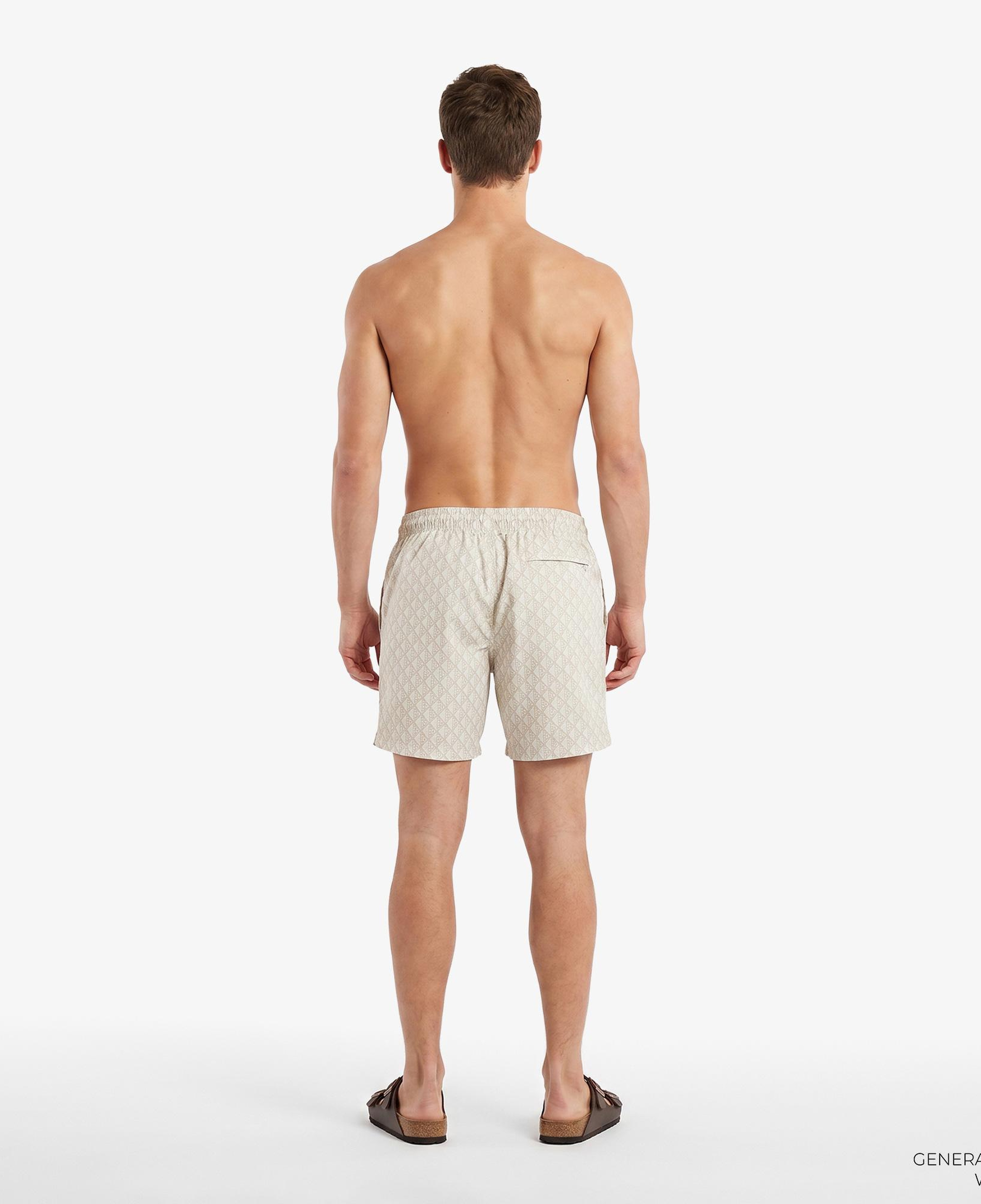 Calvin Klein Medium Drawstring Covered Erkek Haki Deniz Şortu