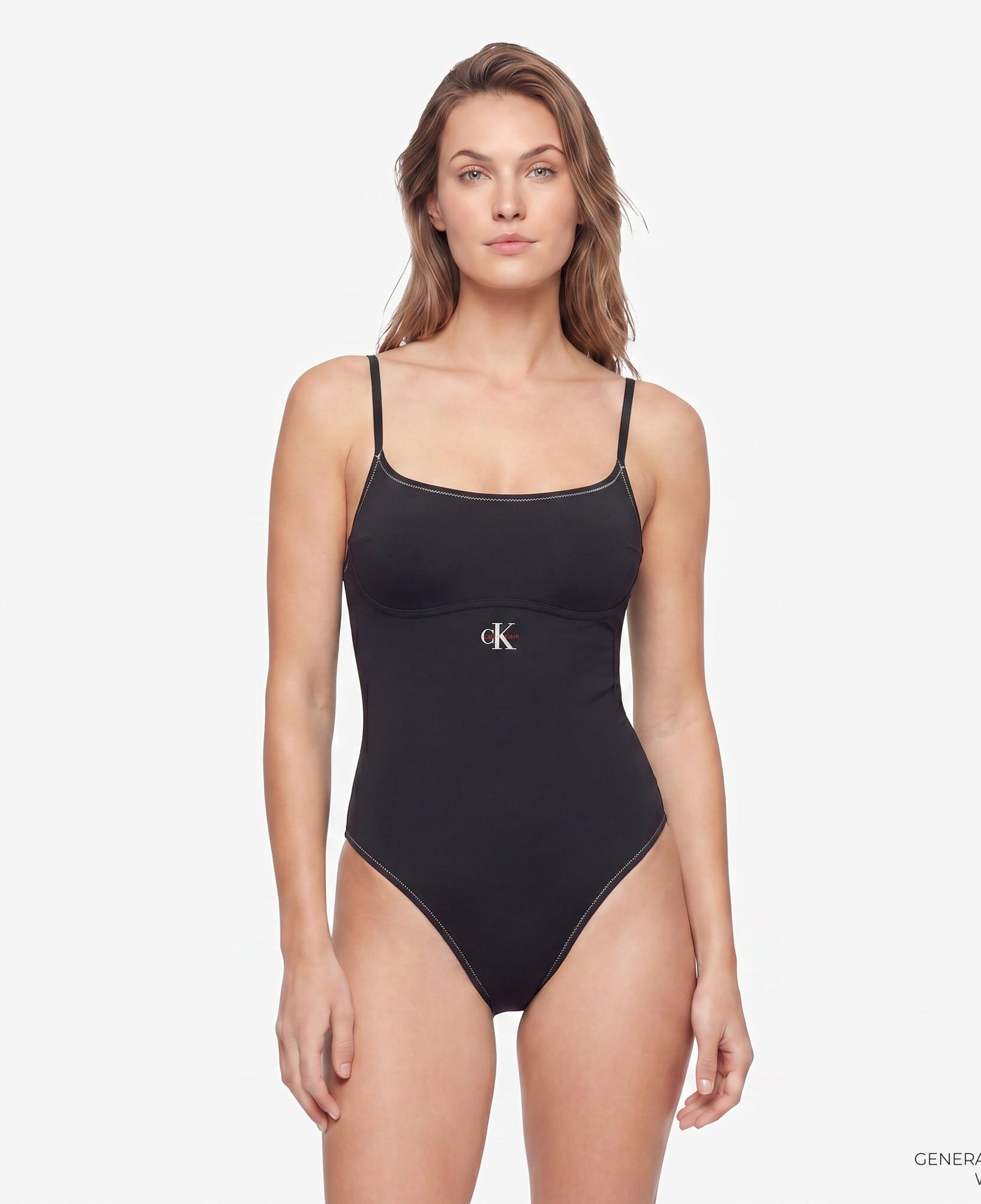 Calvin Klein One Piece Kadın Siyah Mayo