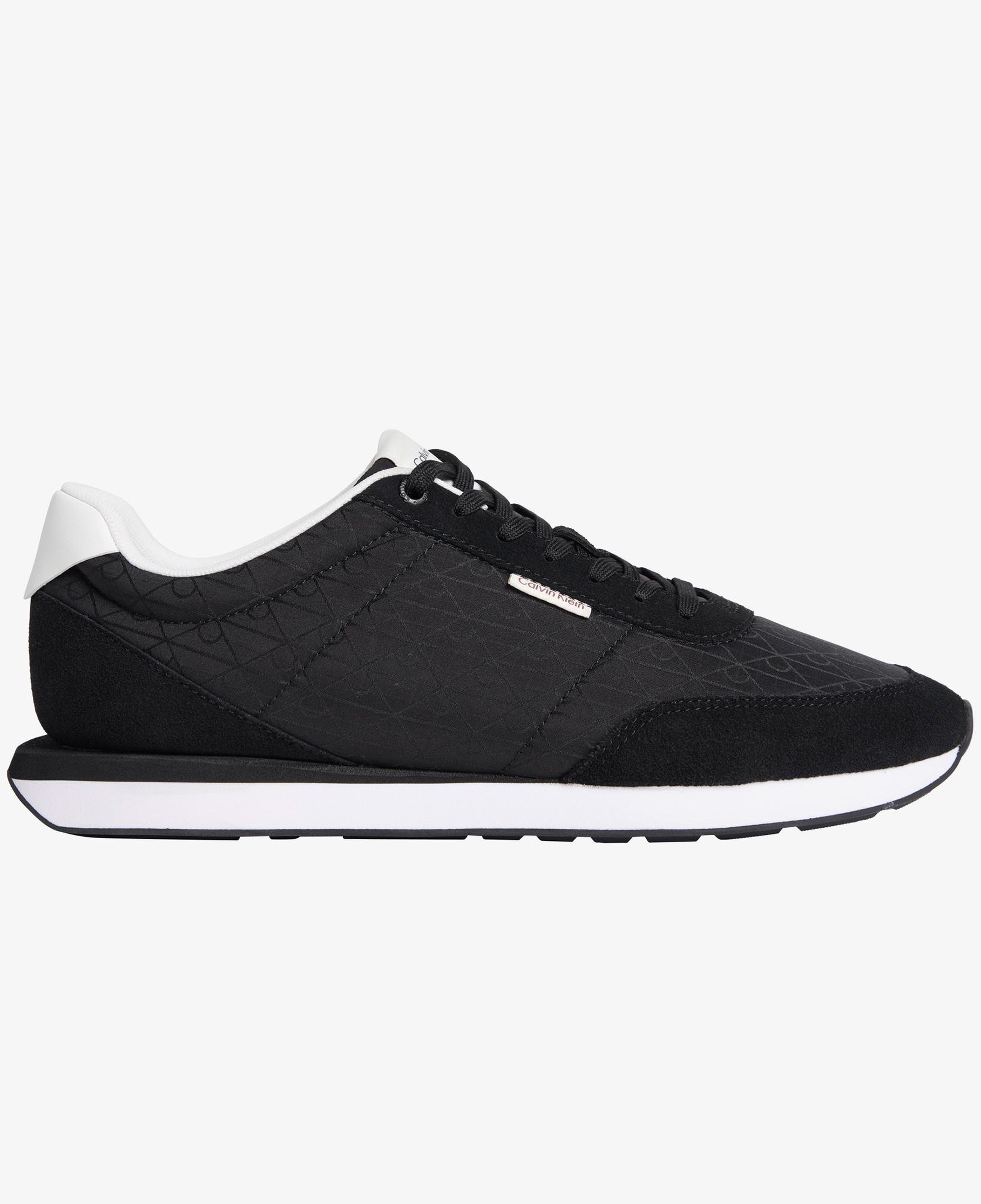 Calvin Klein Retro Runner Ripstop Erkek Siyah Sneaker