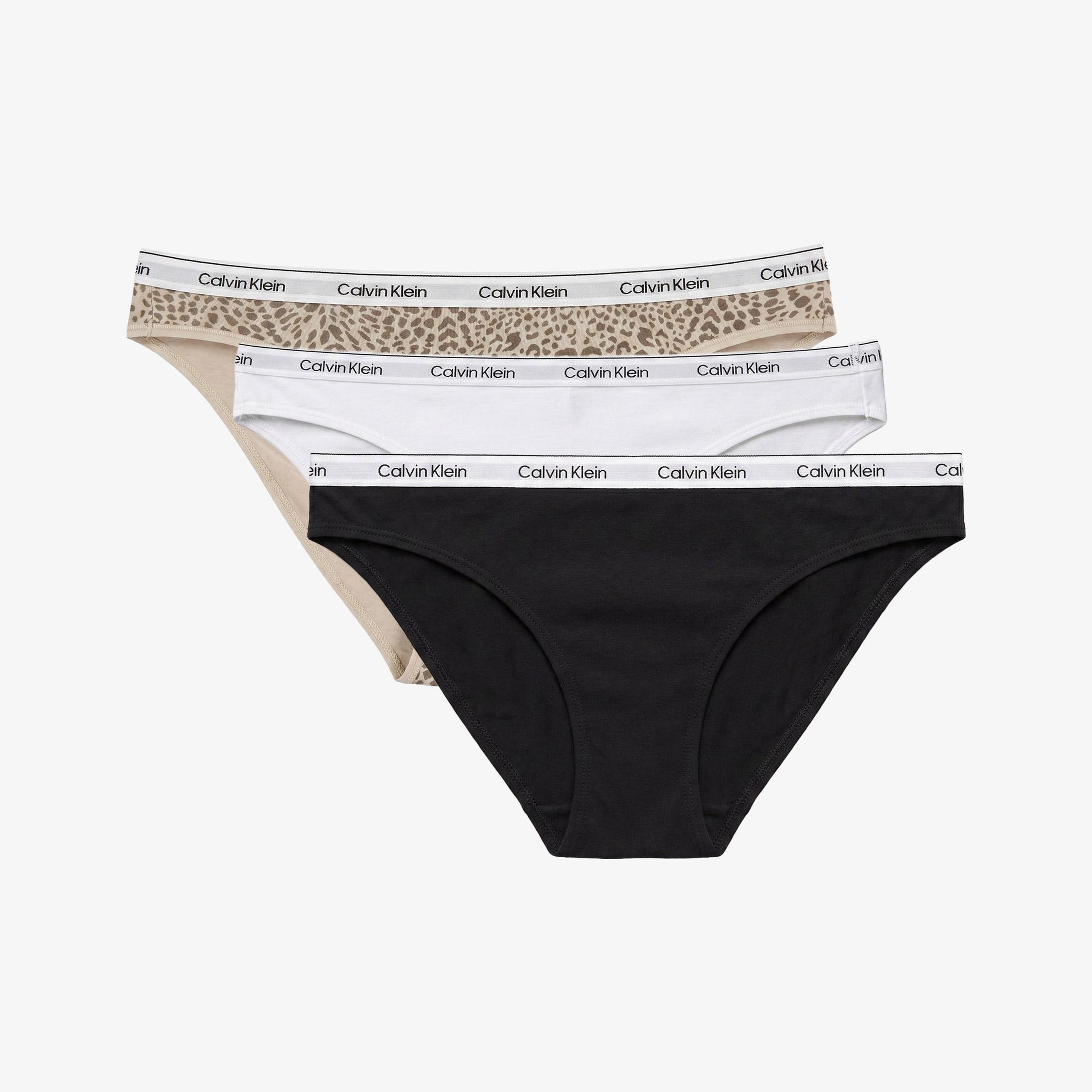 Calvin Klein 3'lü Kadın Mavi Külot
