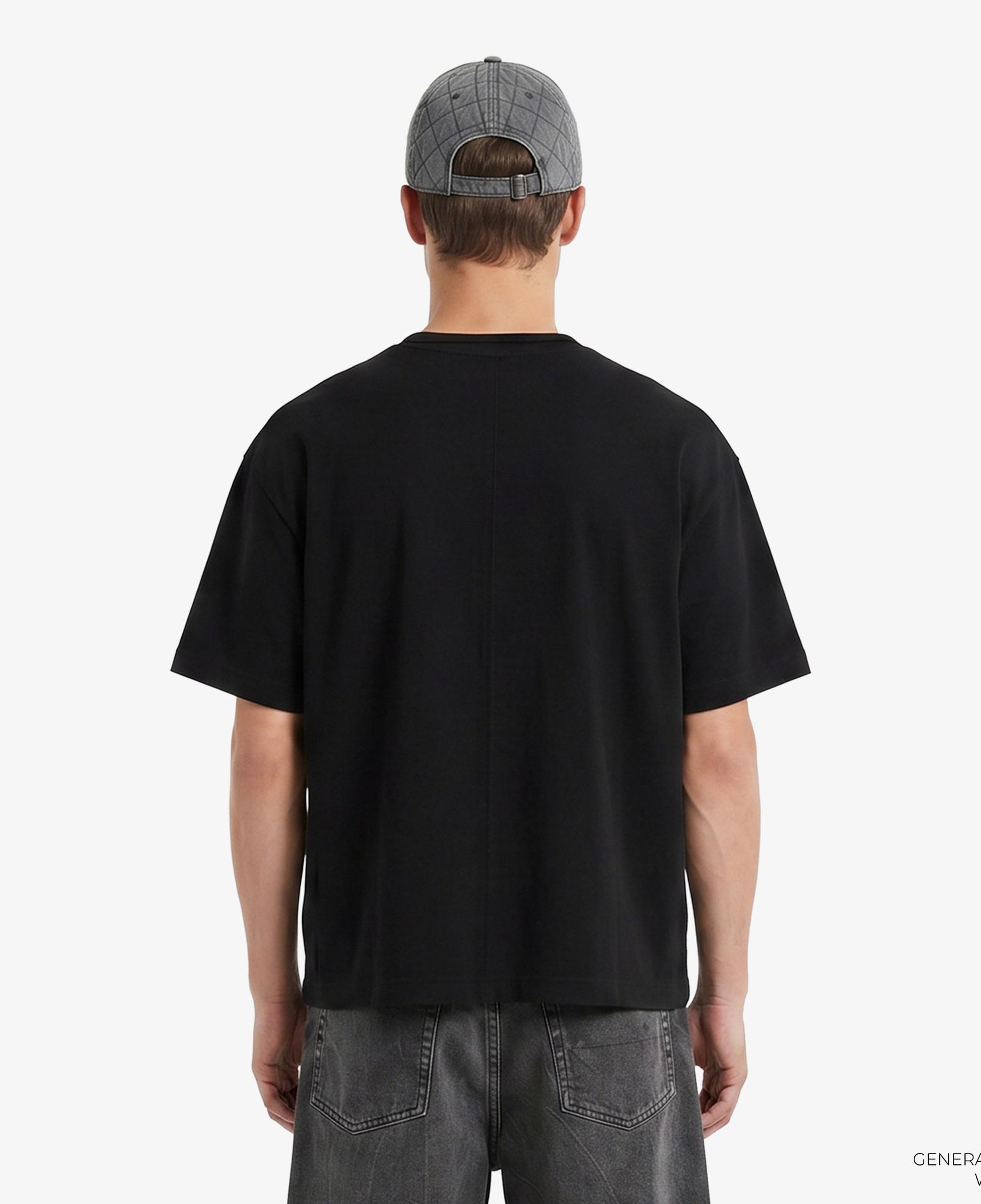 Calvin Klein Relaxed Premium Ringer Erkek Siyah T-Shirt