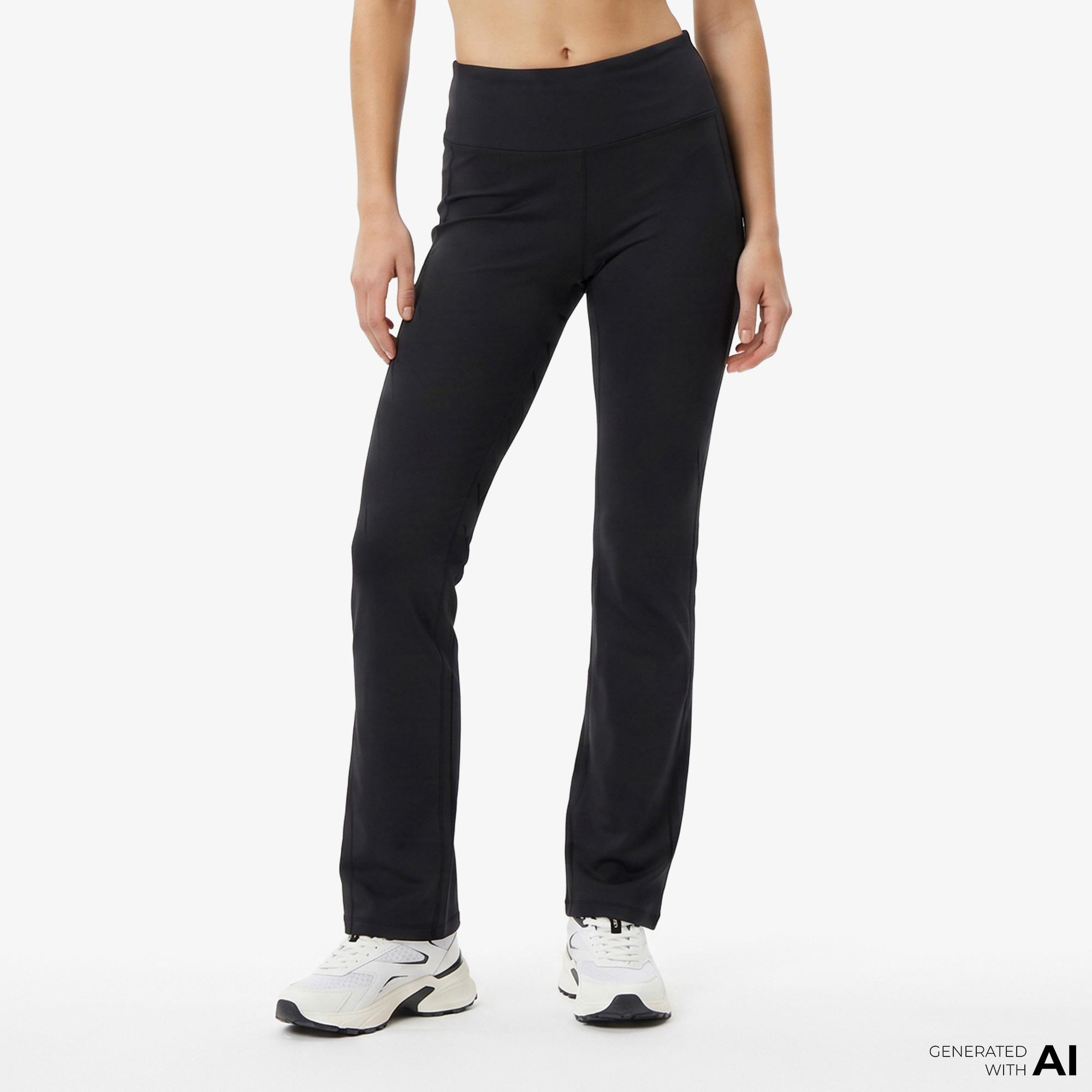 Calvin Klein Icon Sport Flare Kadın Siyah Tayt