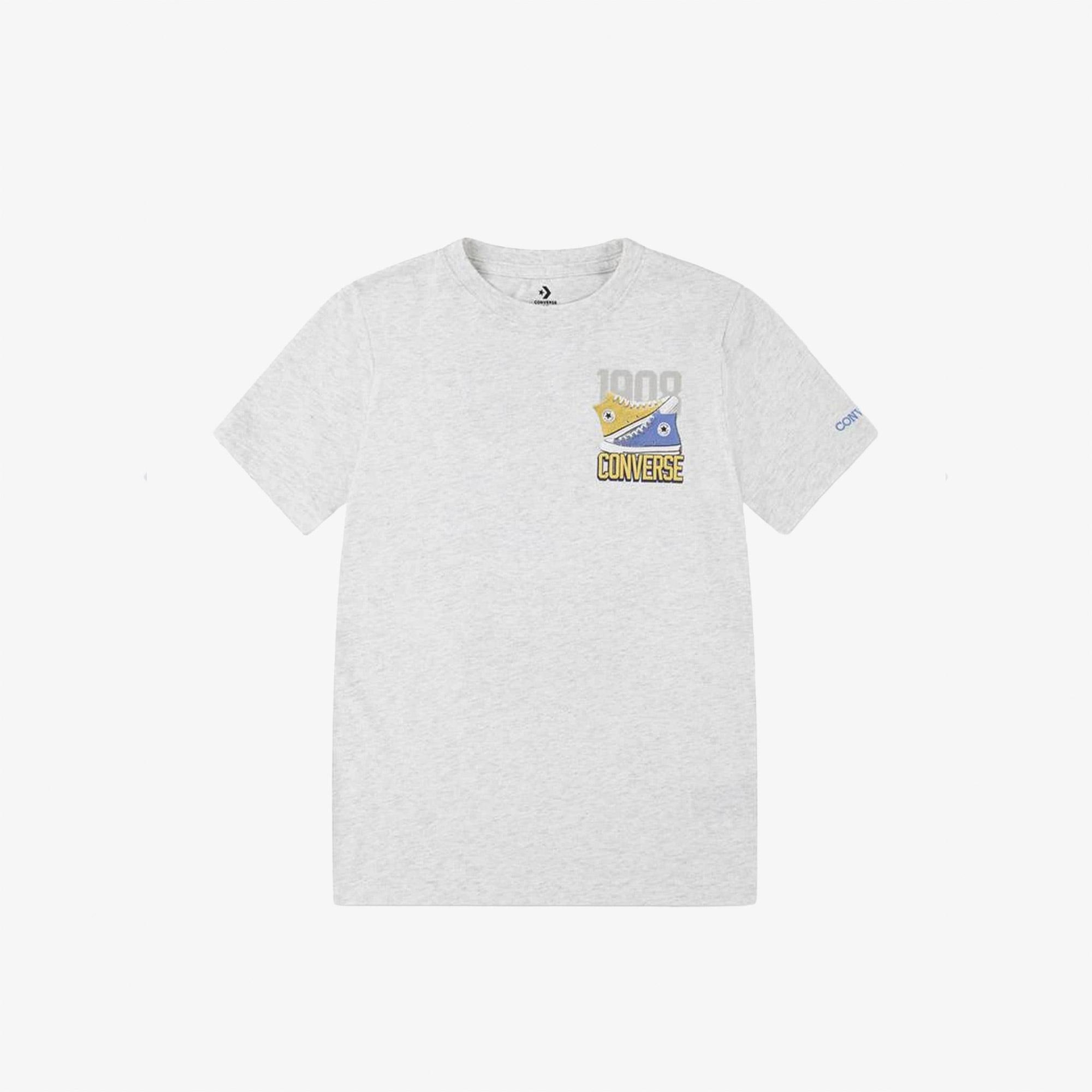 Converse Birch Heather Çocuk Gri T-Shirt