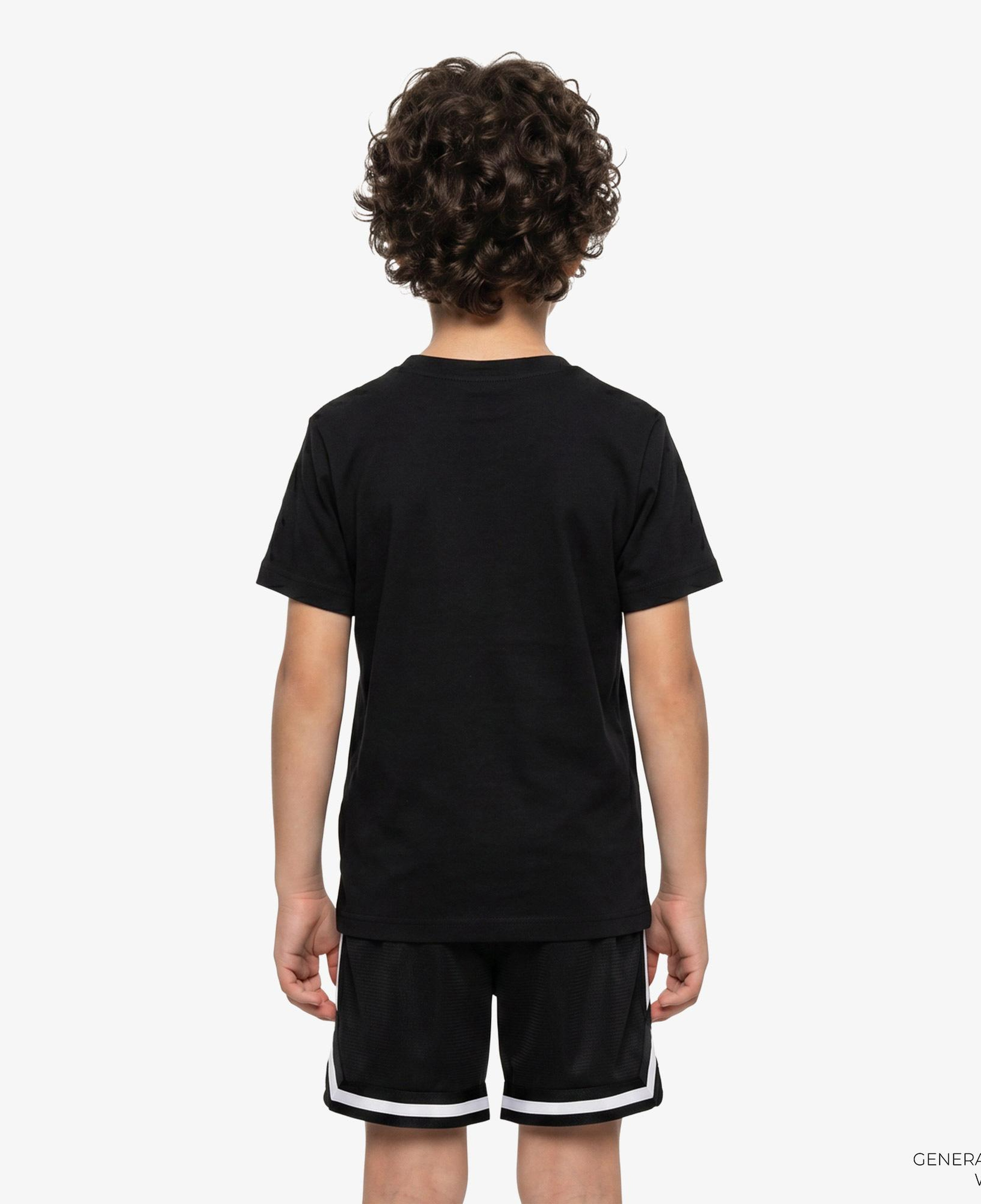 Jordan Jumpman Swoosh Intersectio Erkek Çocuk Siyah T-Shirt