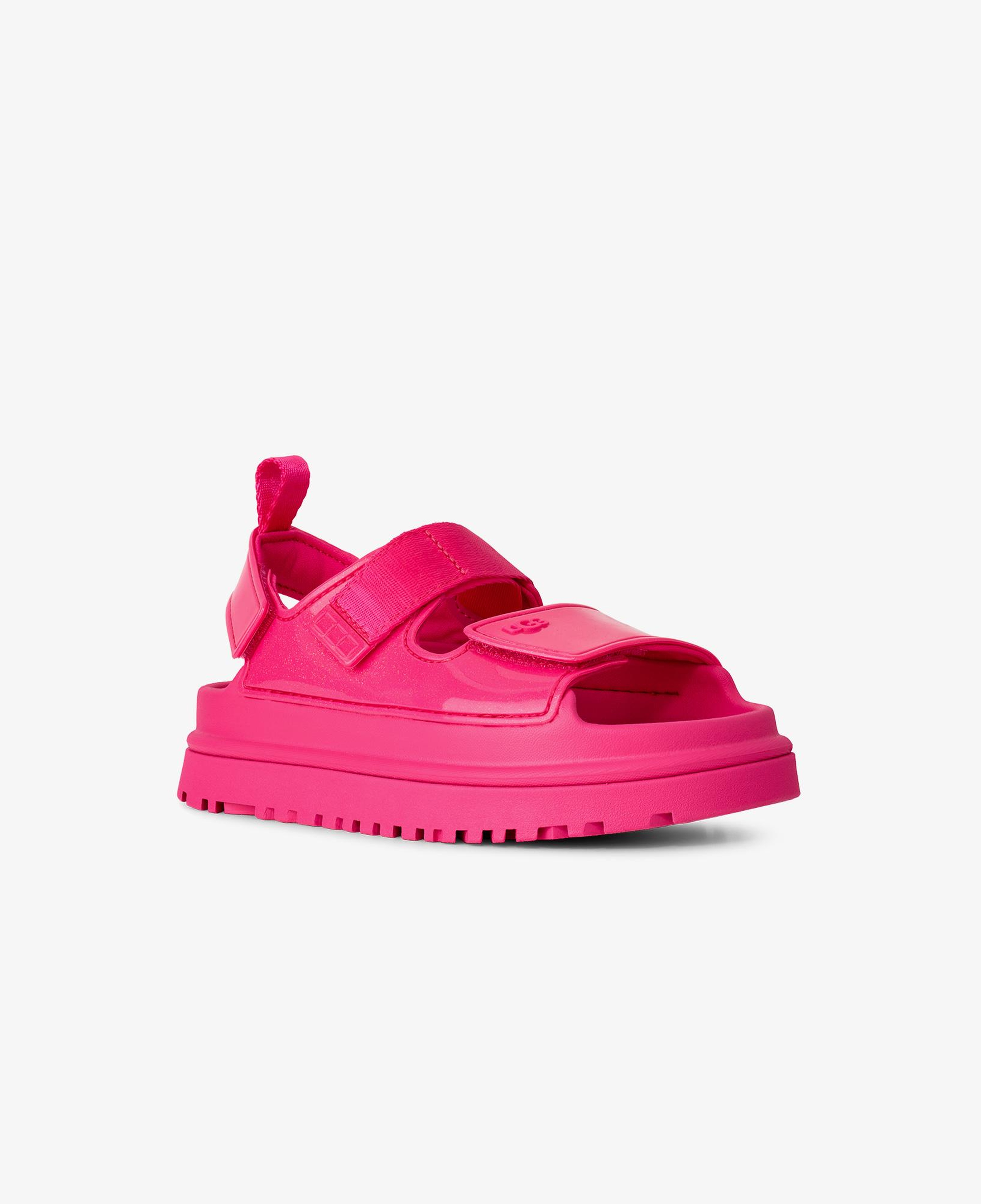 UGG Goldenglow Glossy Sparkles Çocuk Pembe Sandalet