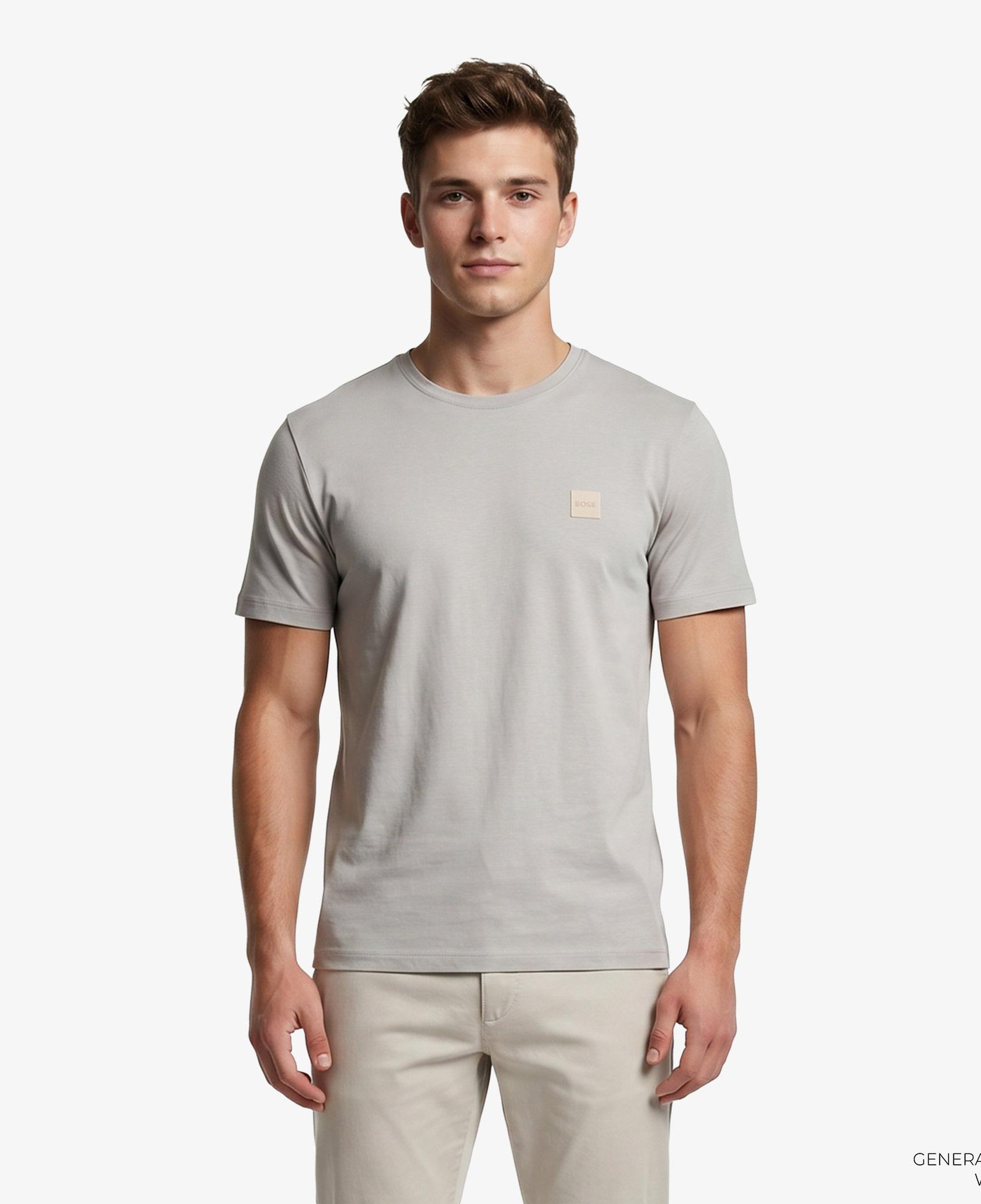Boss Tales Erkek Gri T-Shirt