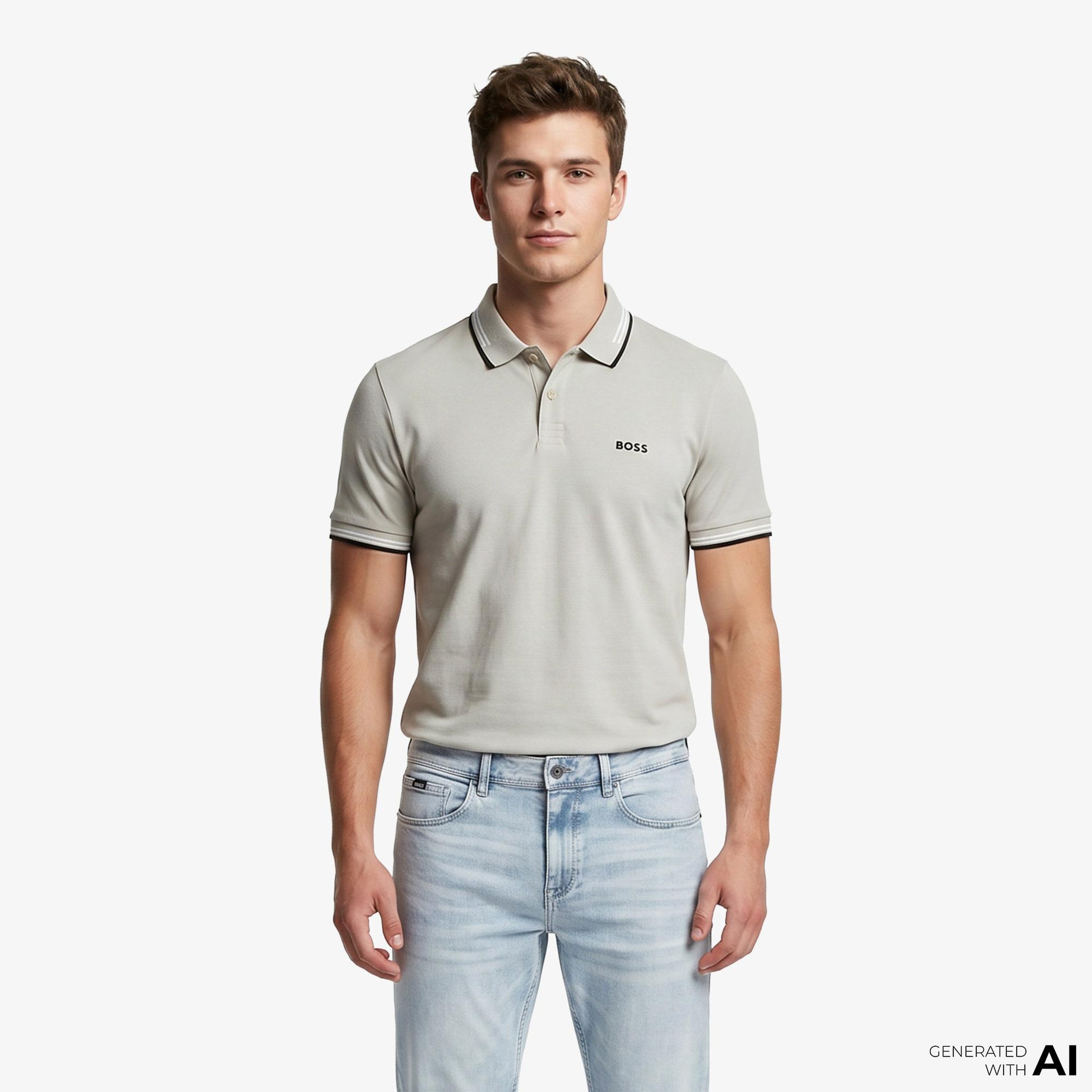 Boss Paul Erkek Bej Polo