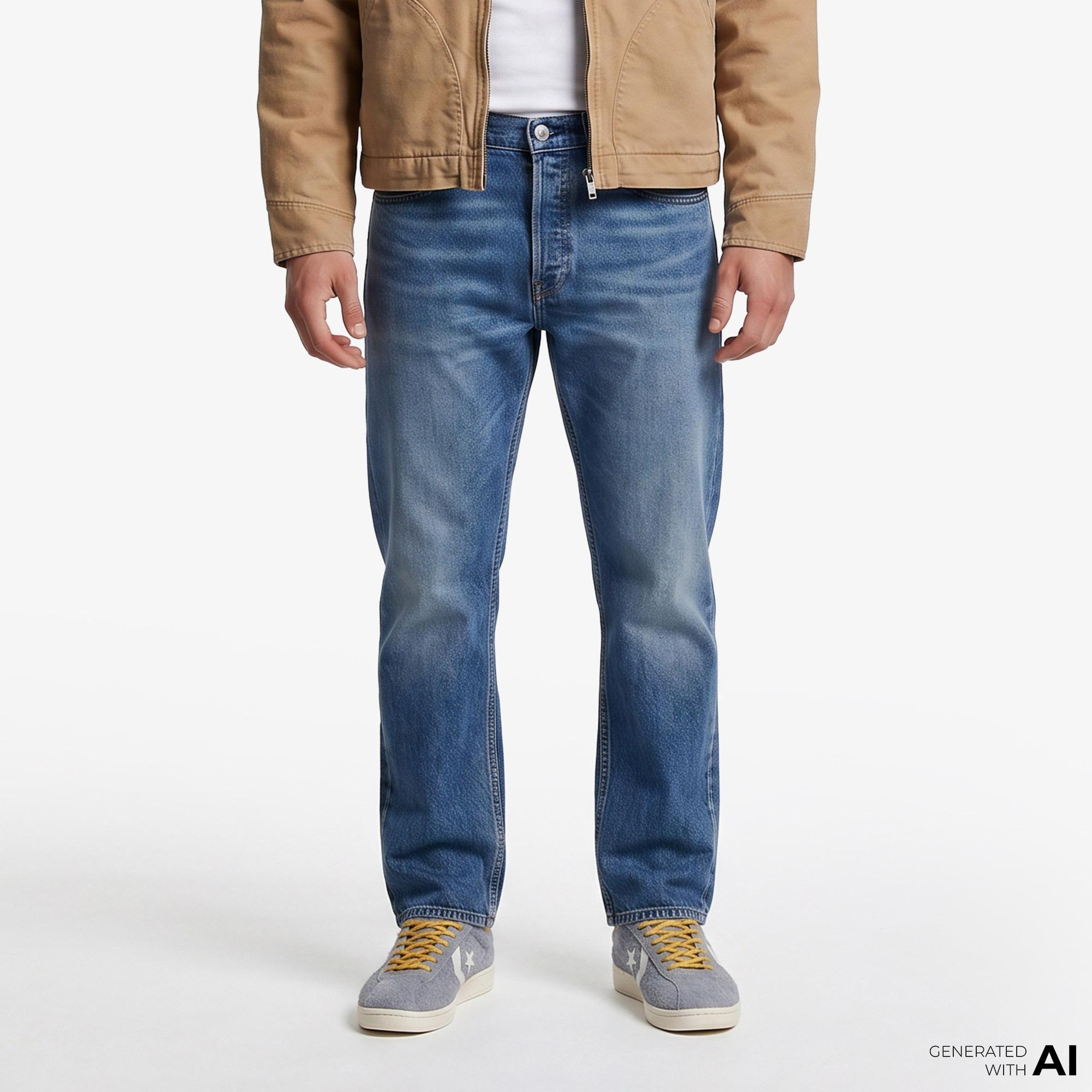 Levi's 501 Original Chemical Lacivert Erkek Jean