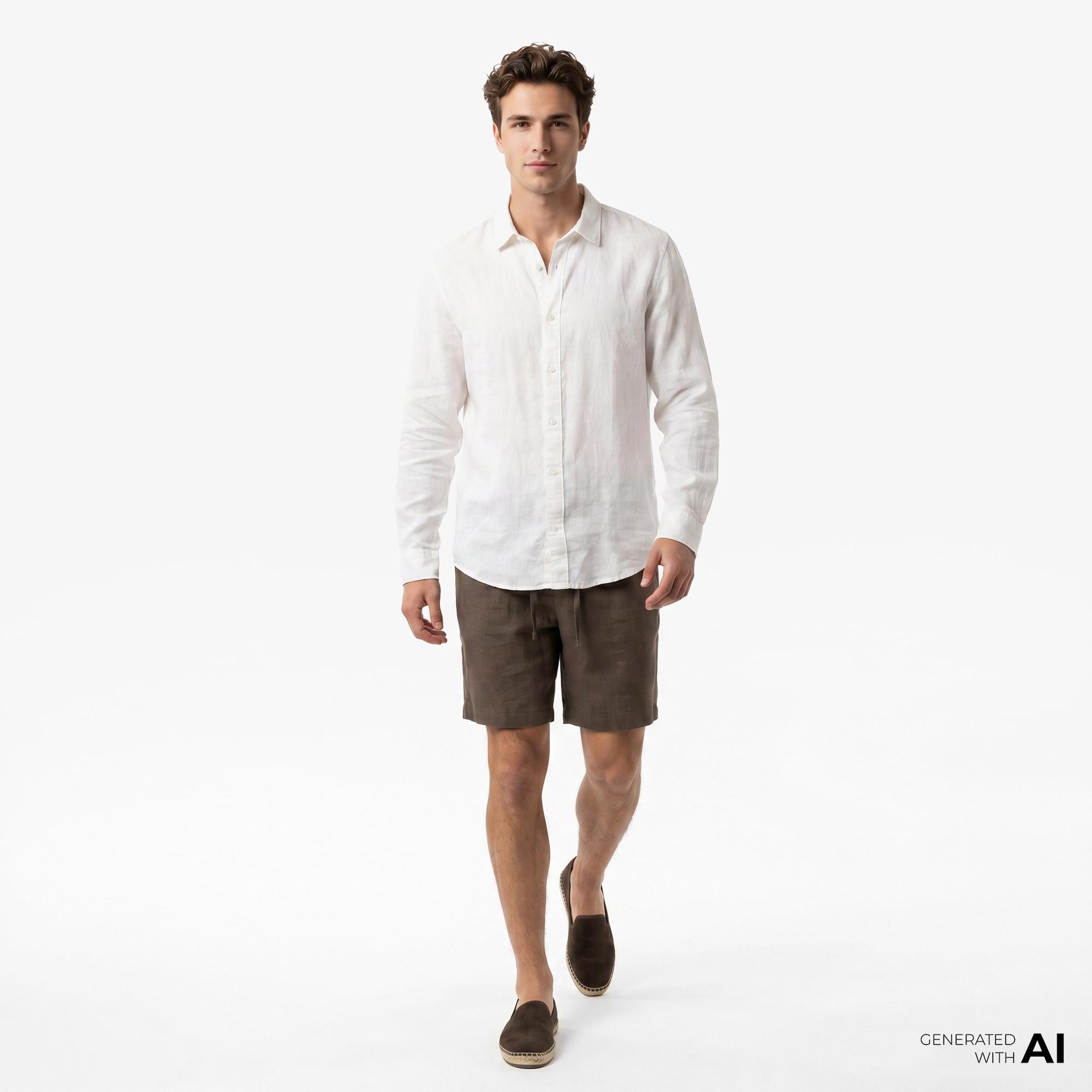 Armani Exchange Erkek Beyaz Gömlek