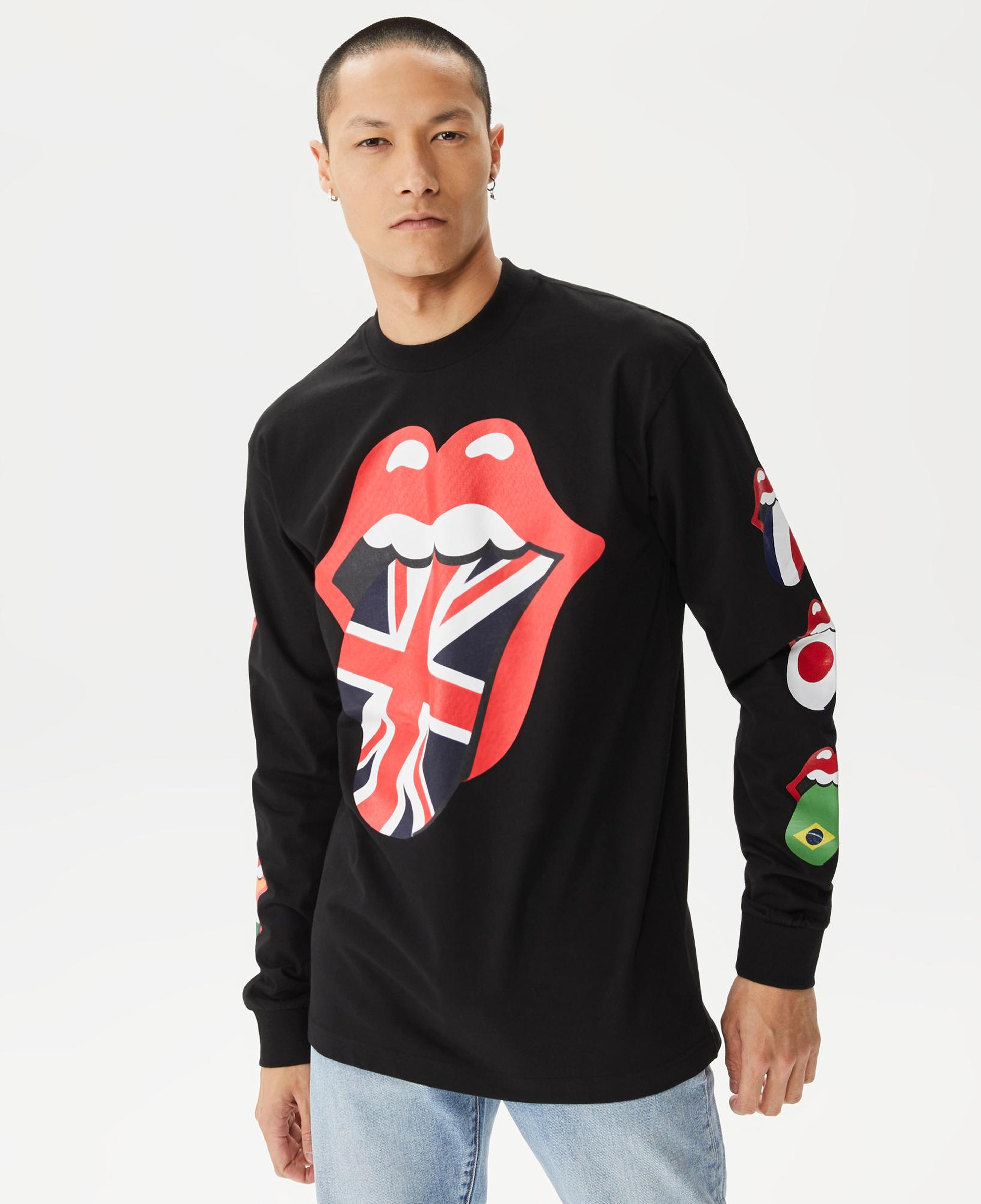 Market x Rolling Stones World Flag Erkek Siyah T-Shirt