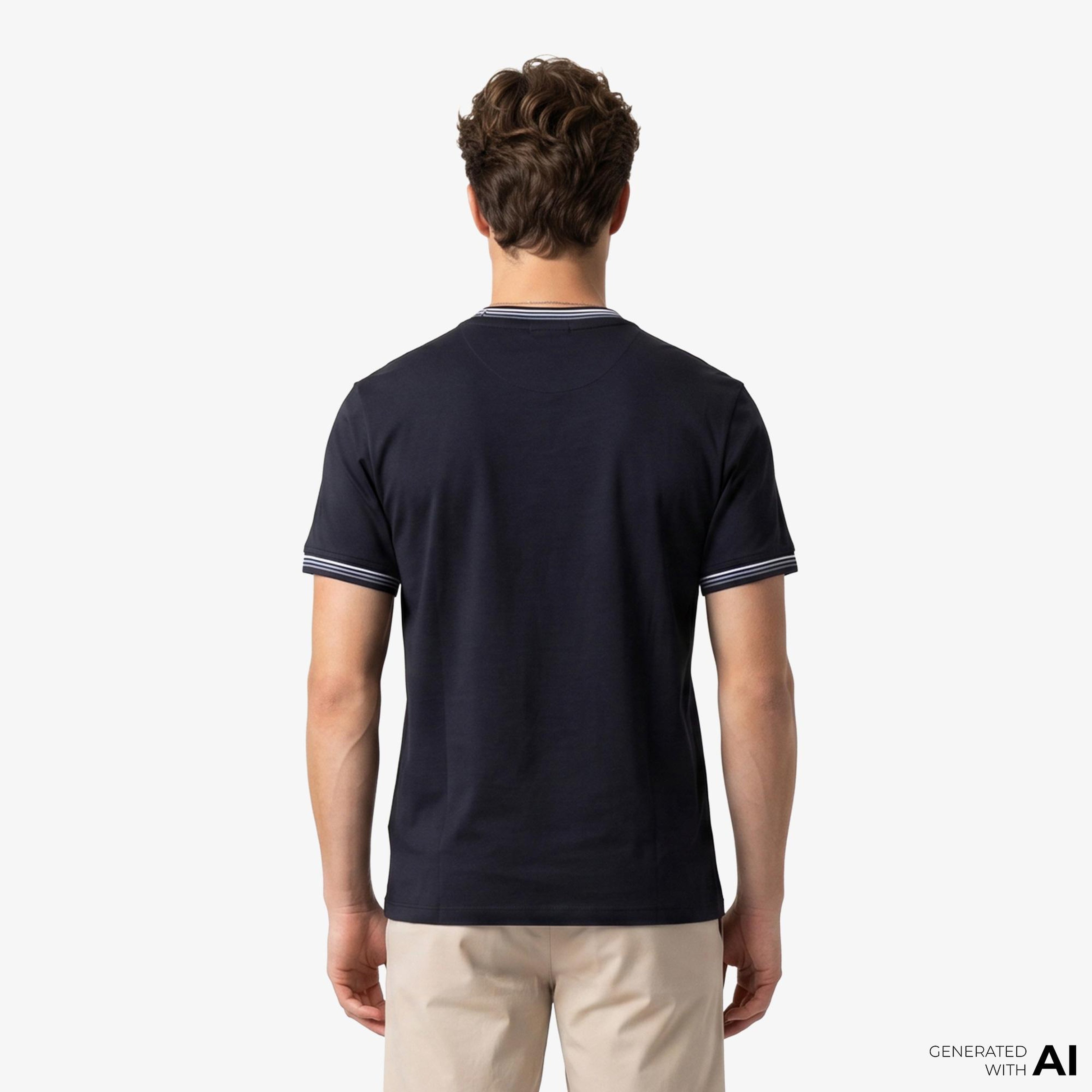 Armani Exchange Erkek Lacivert T-Shirt