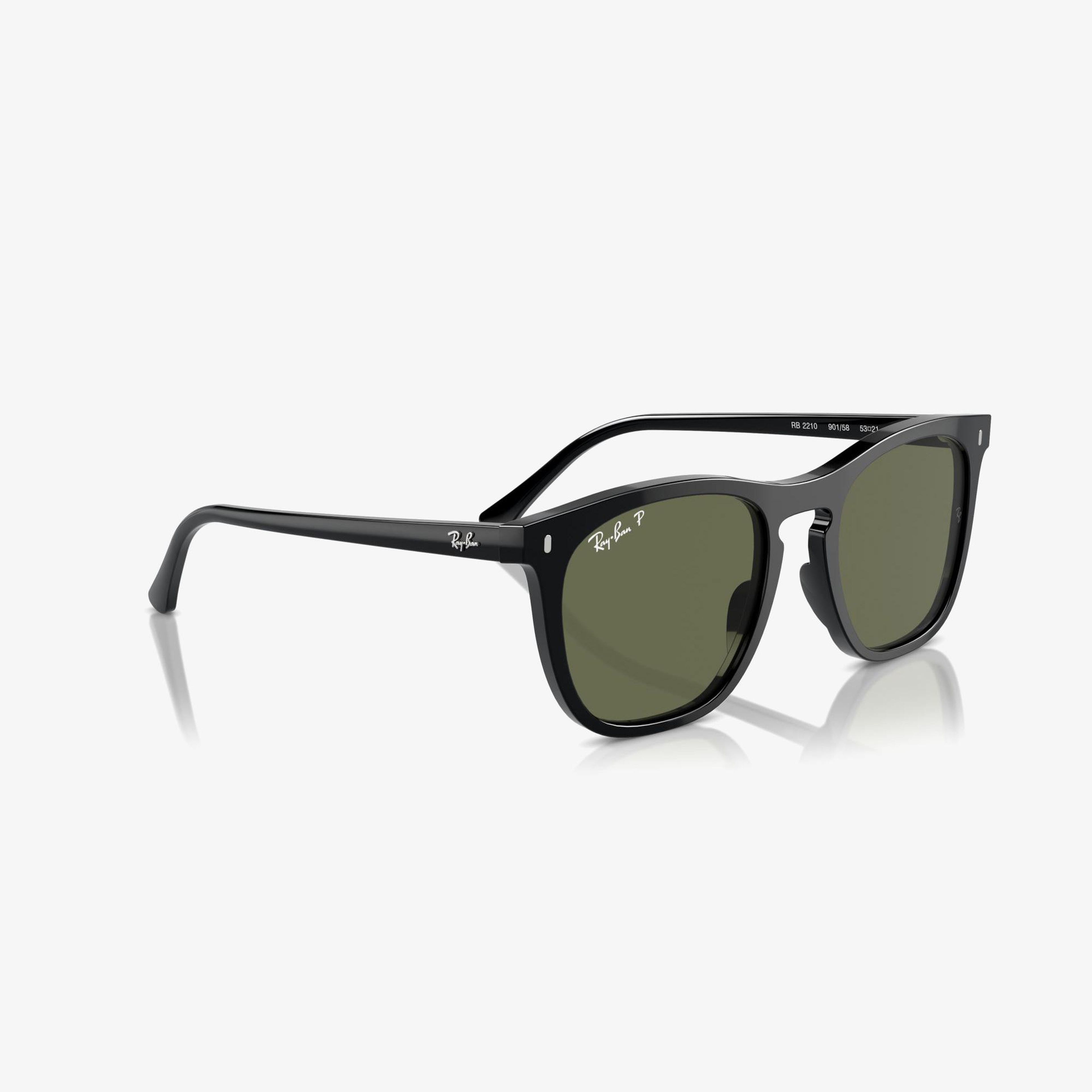 Ray-Ban RB2210 Unisex Siyah Güneş Gözlüğü
