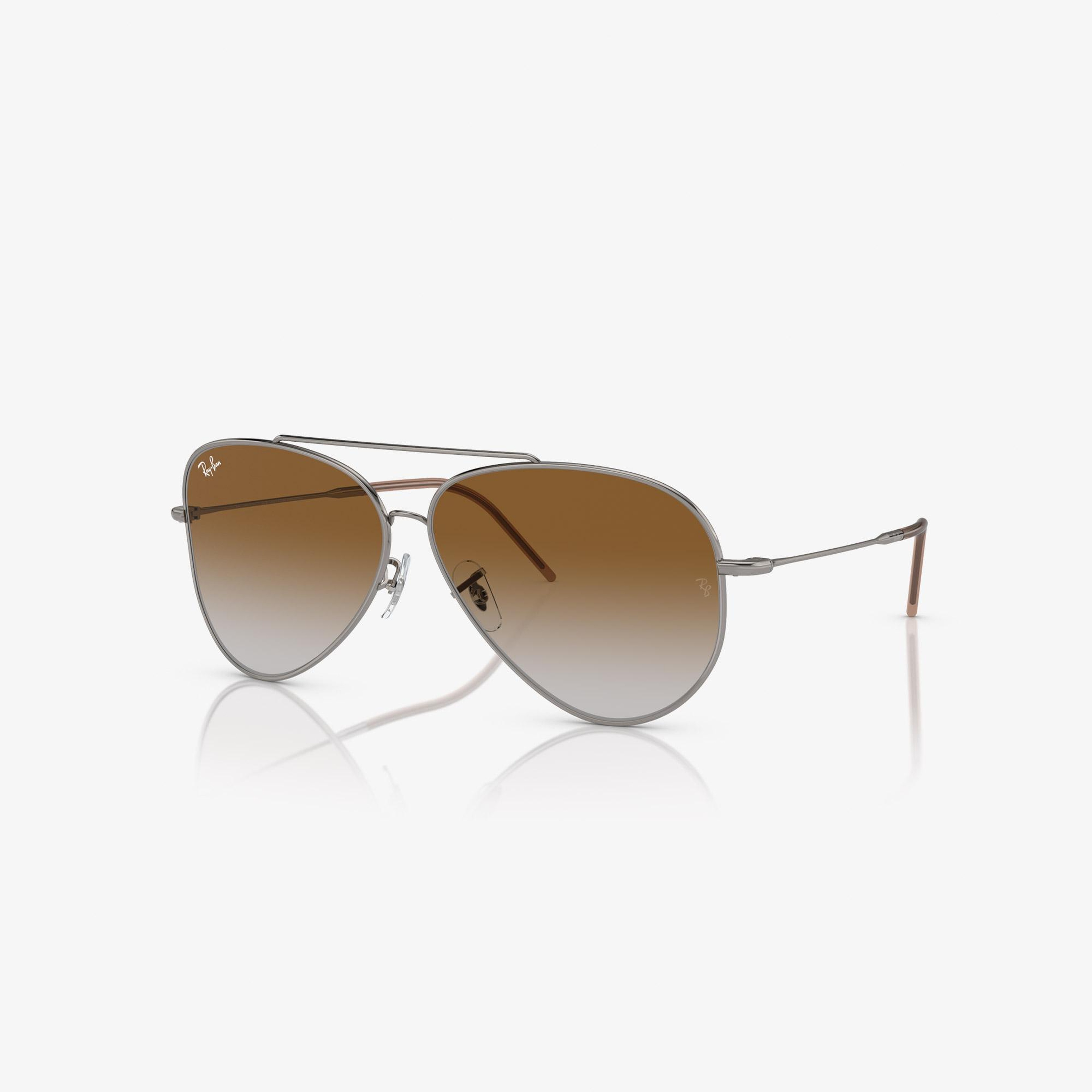 Ray-Ban Aviator Reverse Unisex Kahverengi Güneş Gözlüğü