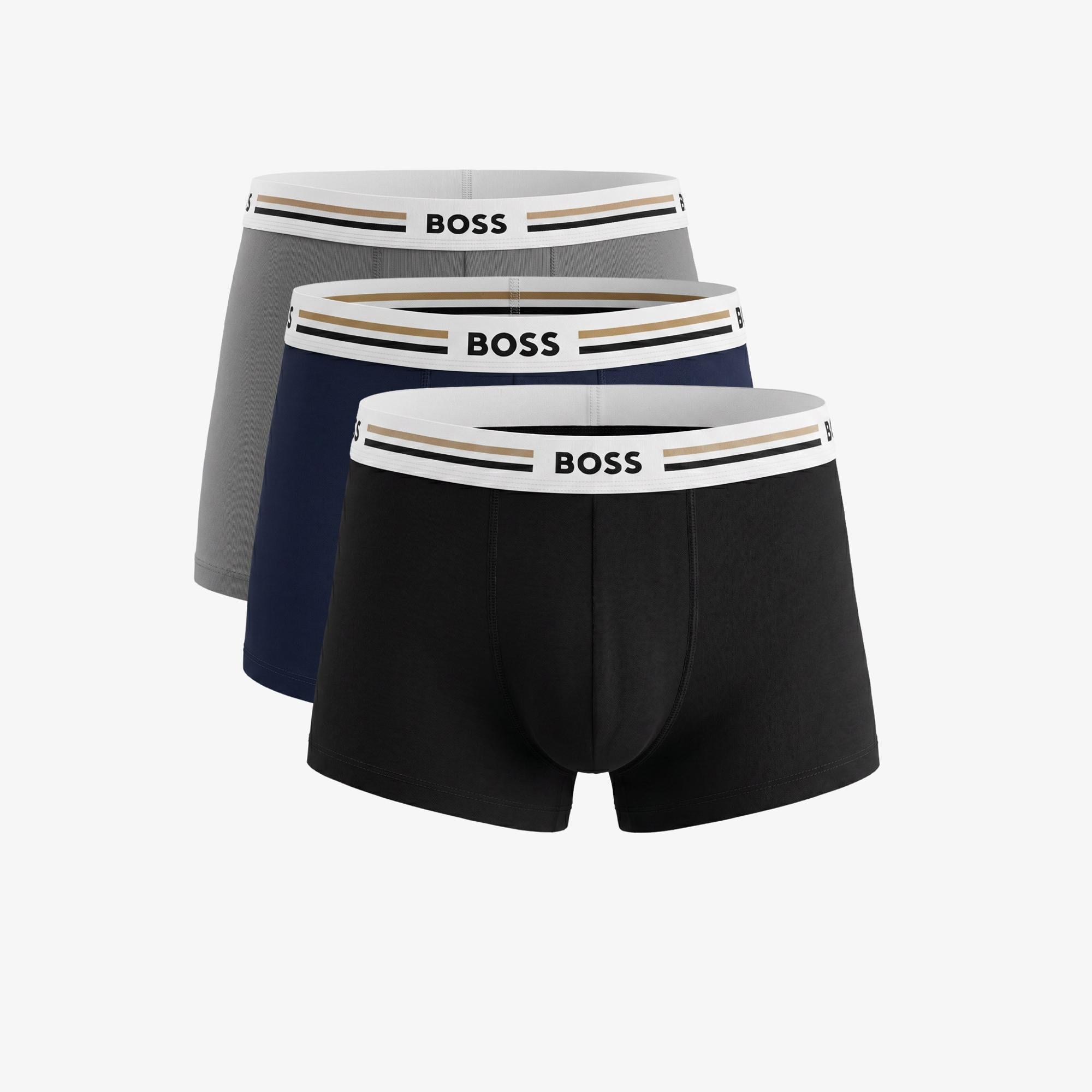 Boss 3'lü Trunk Revive Erkek Renkli Boxer