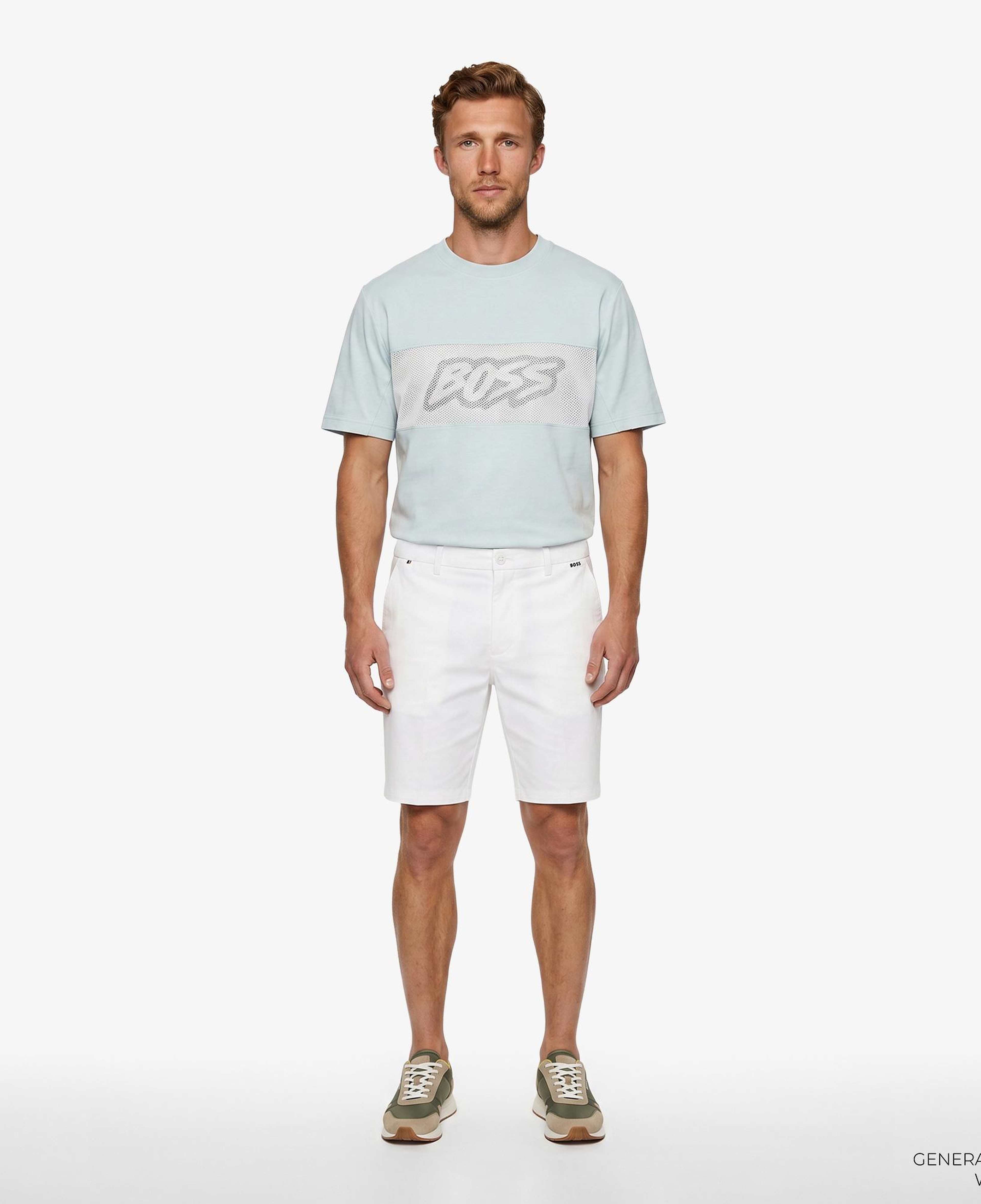 Boss Mesh Erkek Mavi T-Shirt