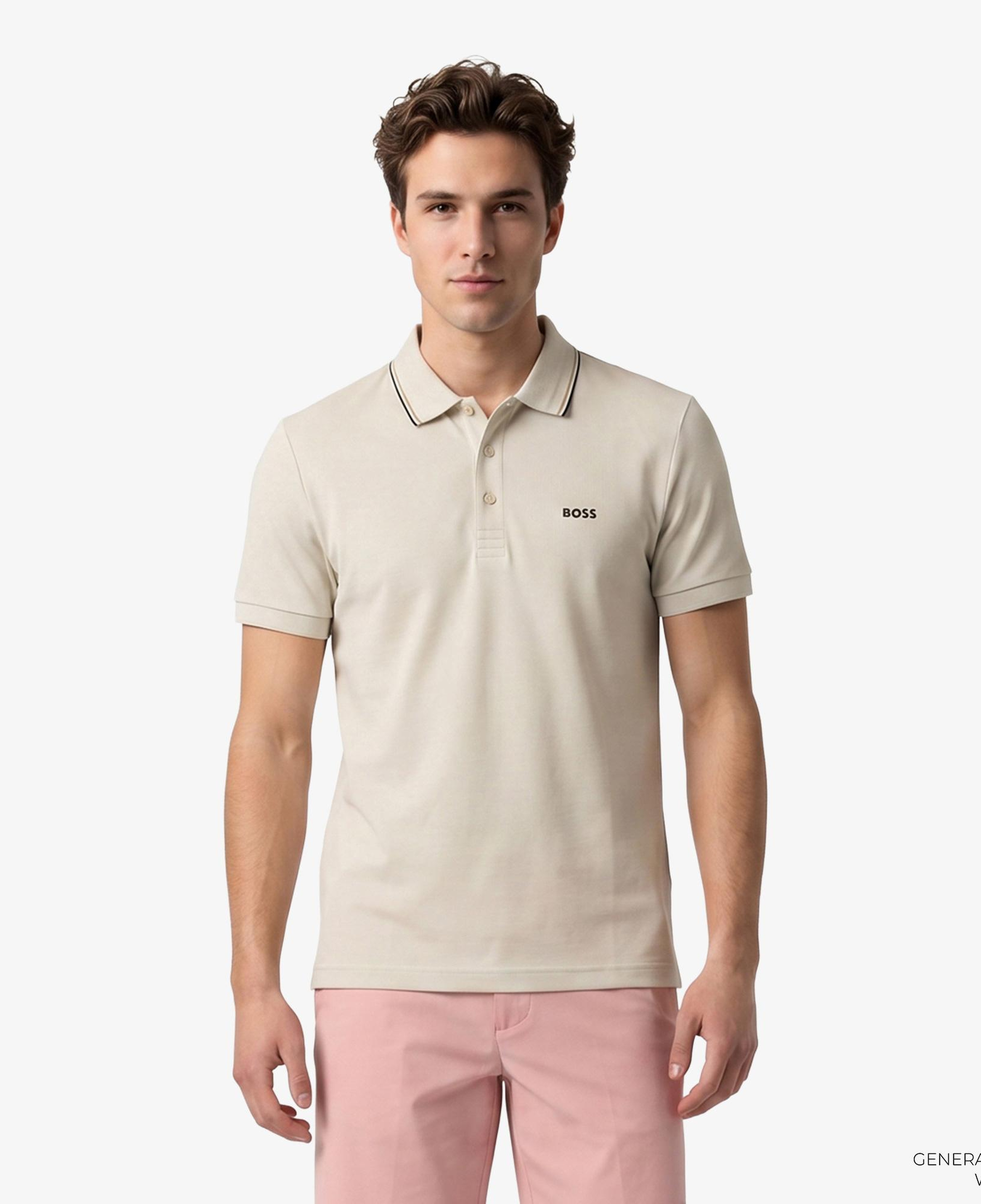 Boss Birdie Paule Erkek Bej Polo