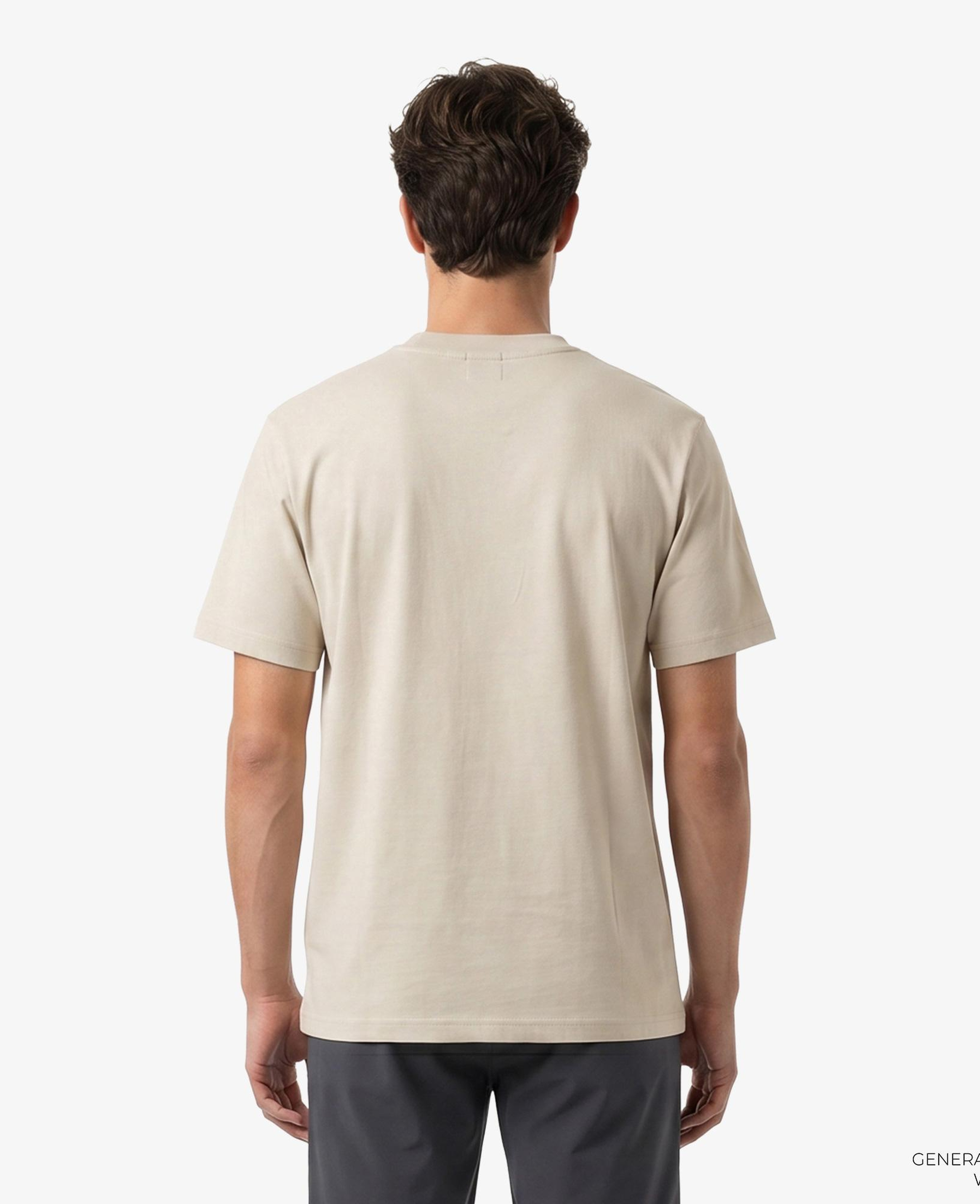 Boss Terrace Photo Erkek Bej T-Shirt