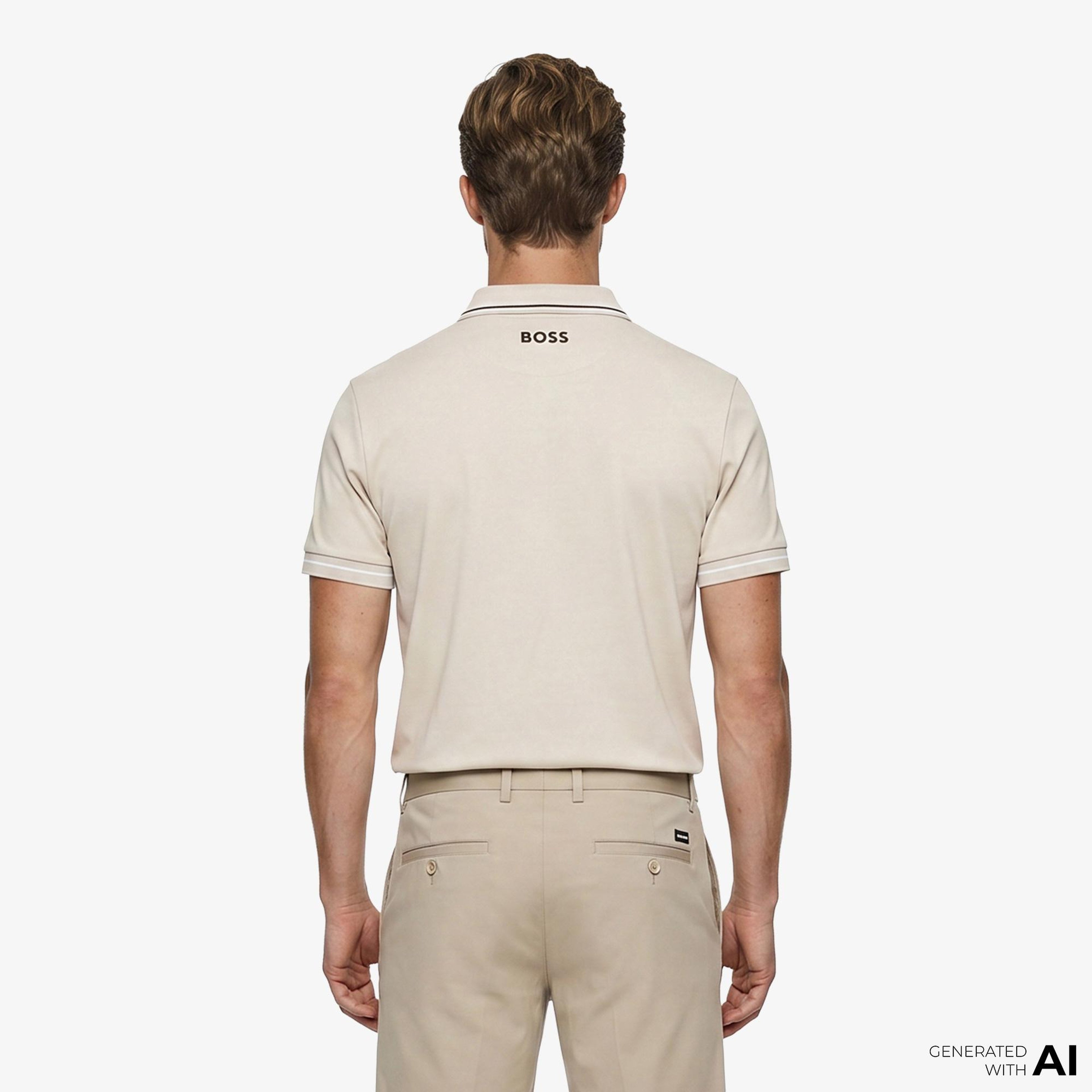 Boss Paul Pro Erkek Bej Polo