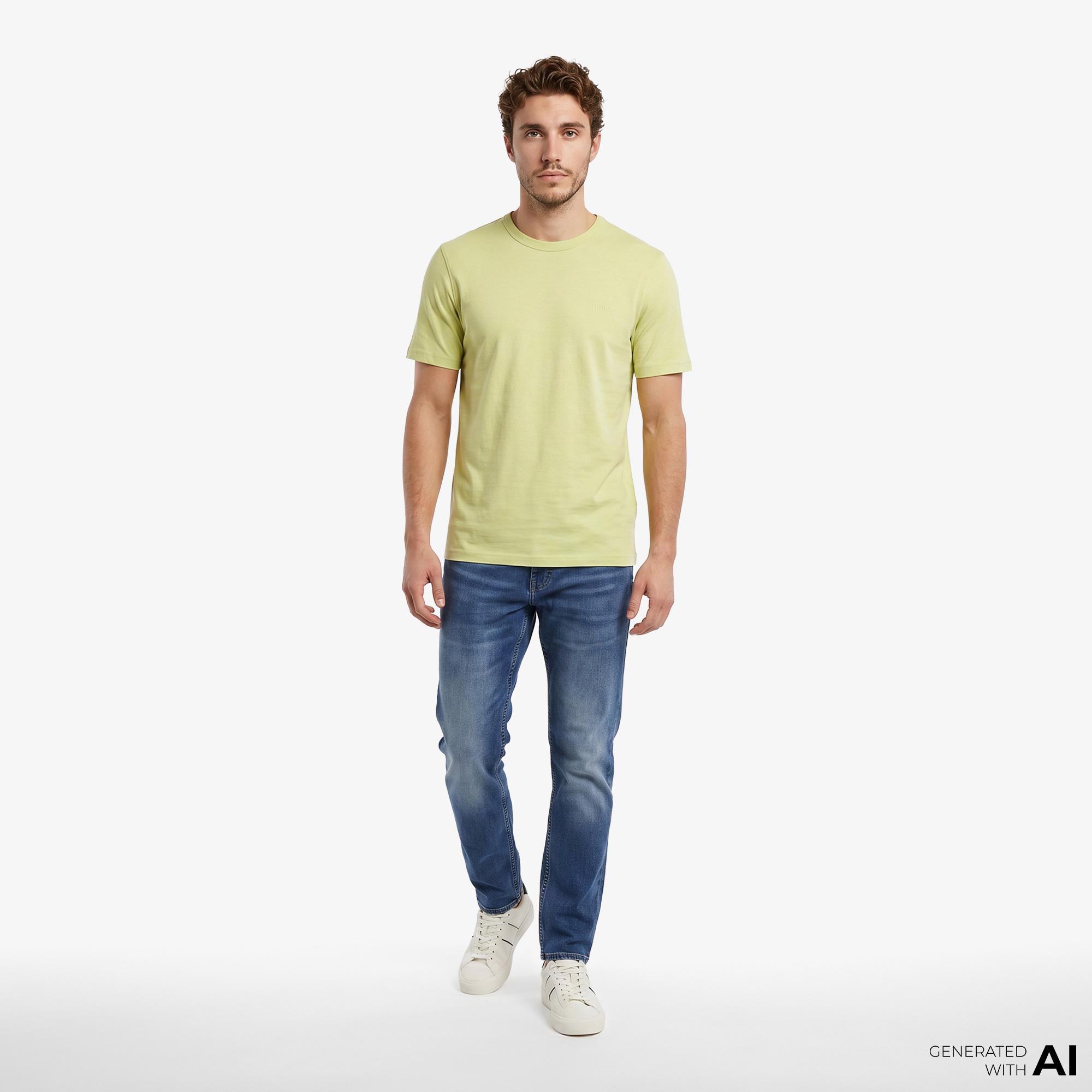 Boss Tegood Erkek Bej T-Shirt