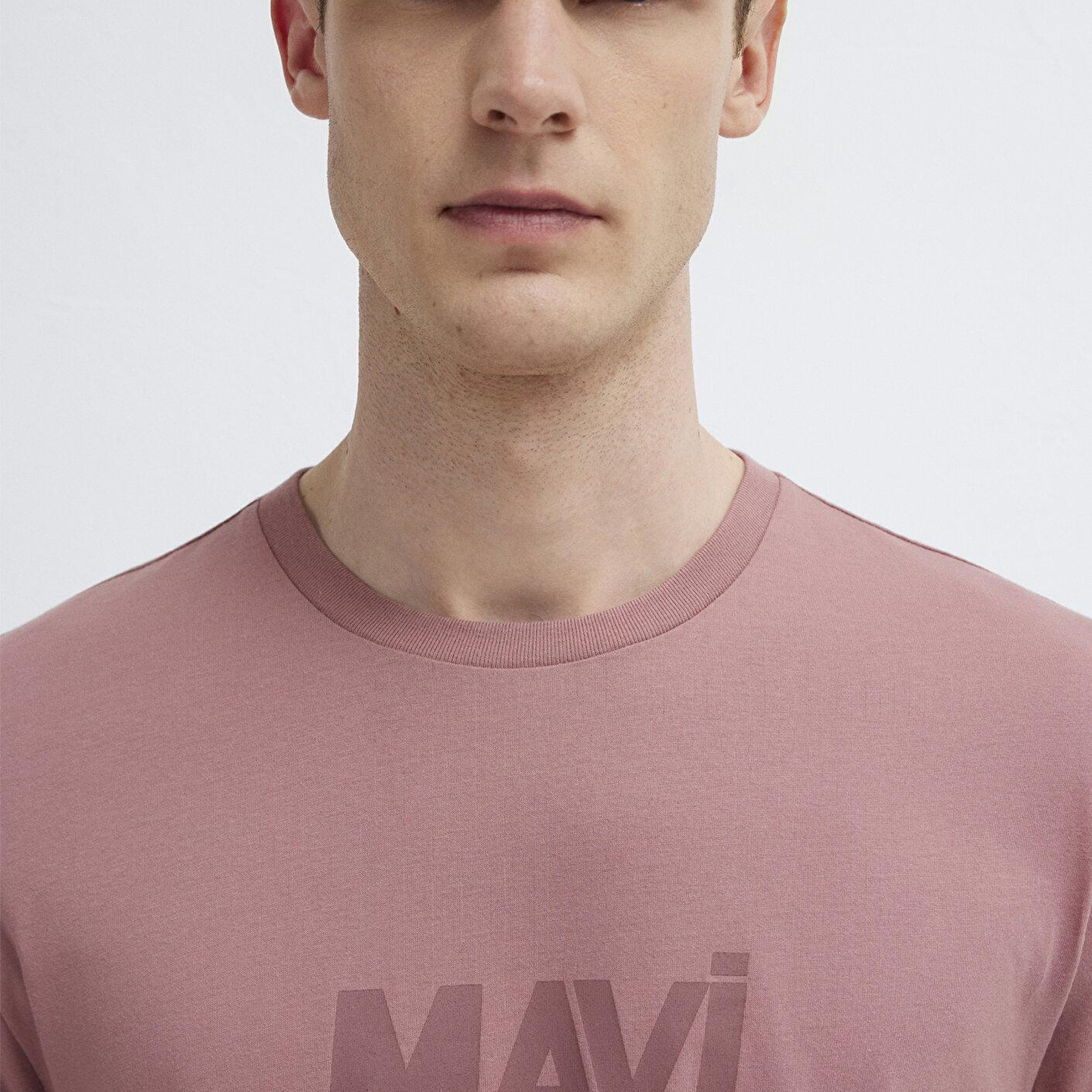 Mavi Mavi Logo Baskılı Pembe Tişört Regular Fit / Normal Kesim 0612896-70948