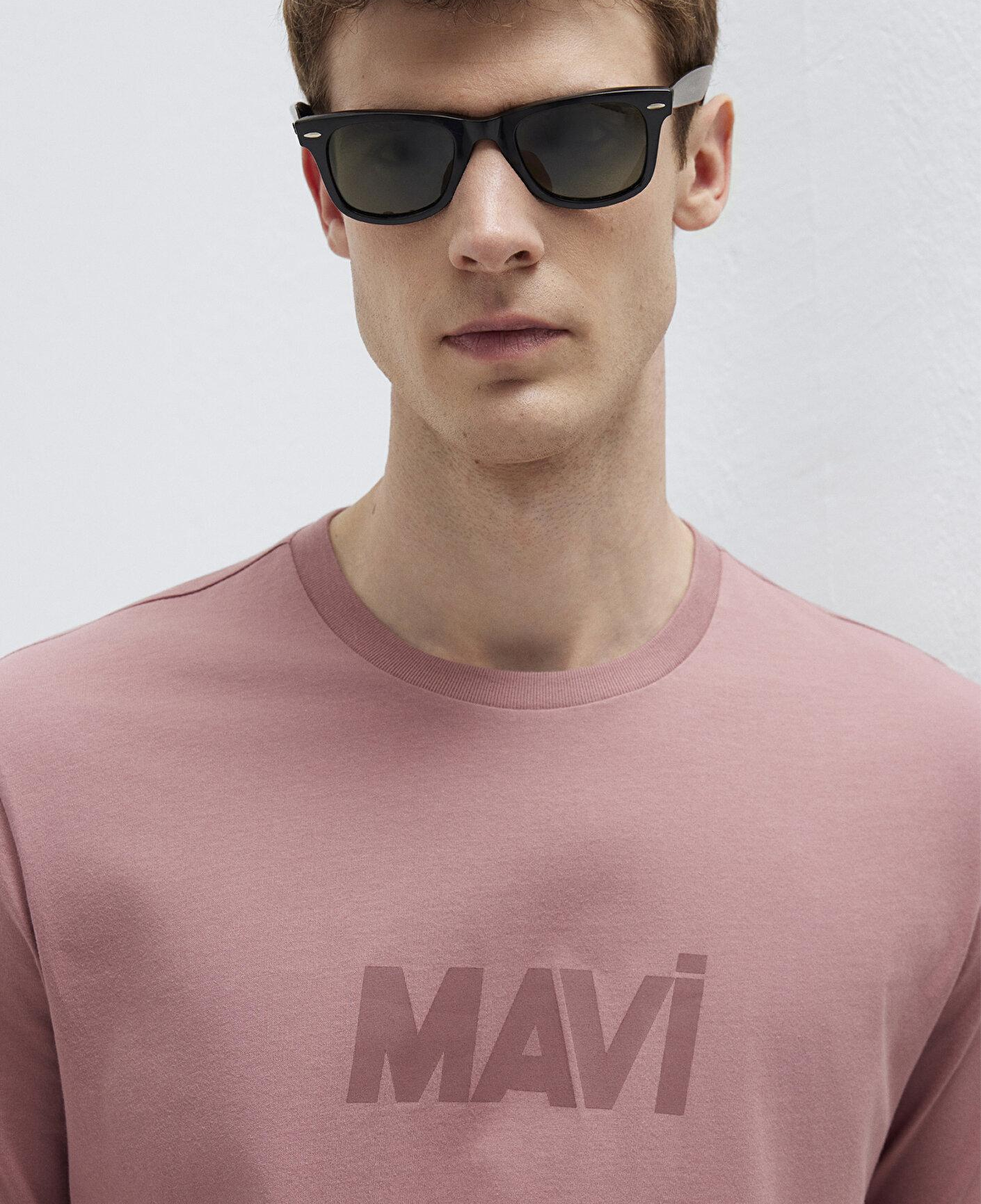 Mavi Mavi Logo Baskılı Pembe Tişört Regular Fit / Normal Kesim 0612896-70948