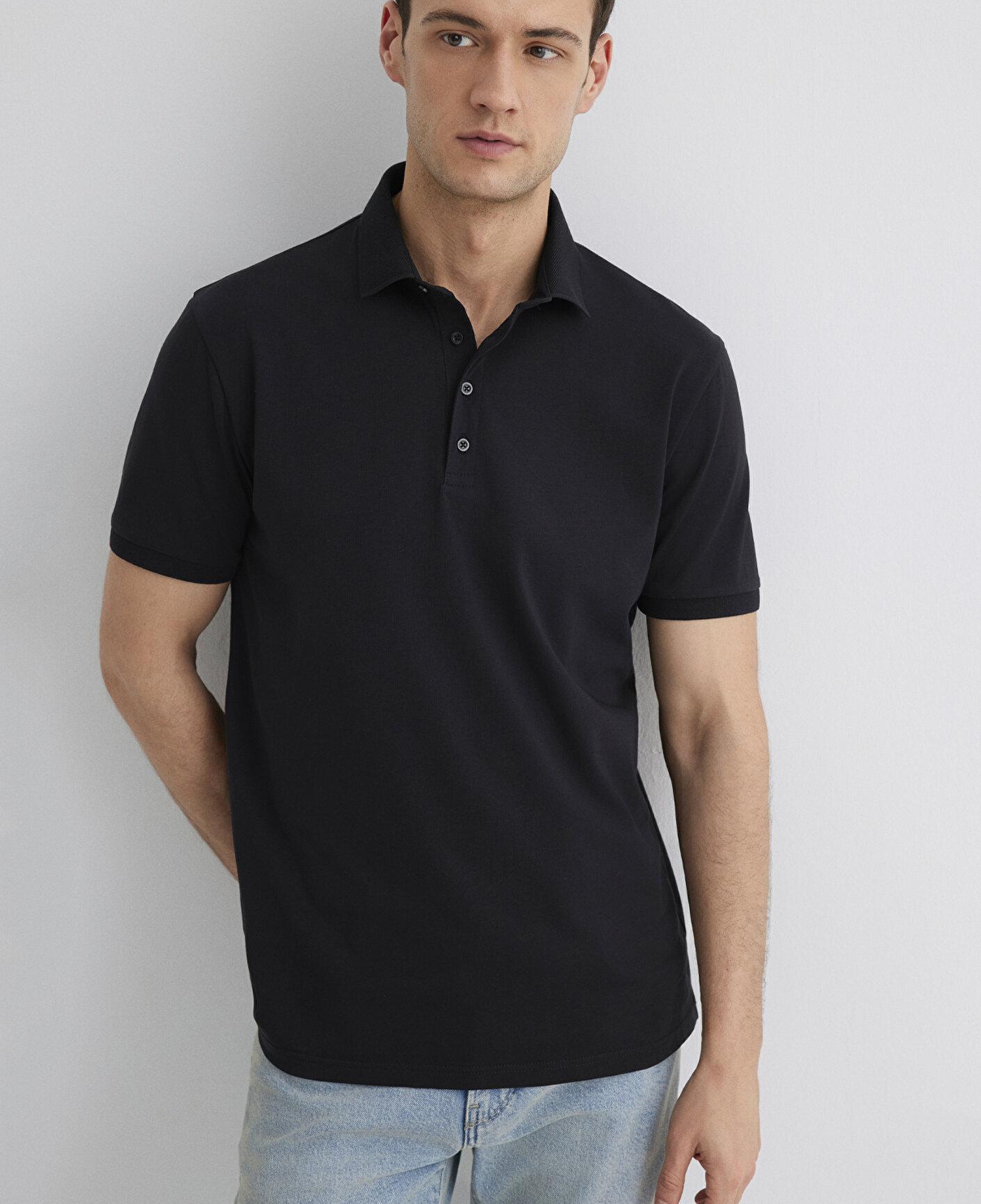 Mavi Siyah Polo Tişört Regular Fit / Normal Kesim 0612011-900